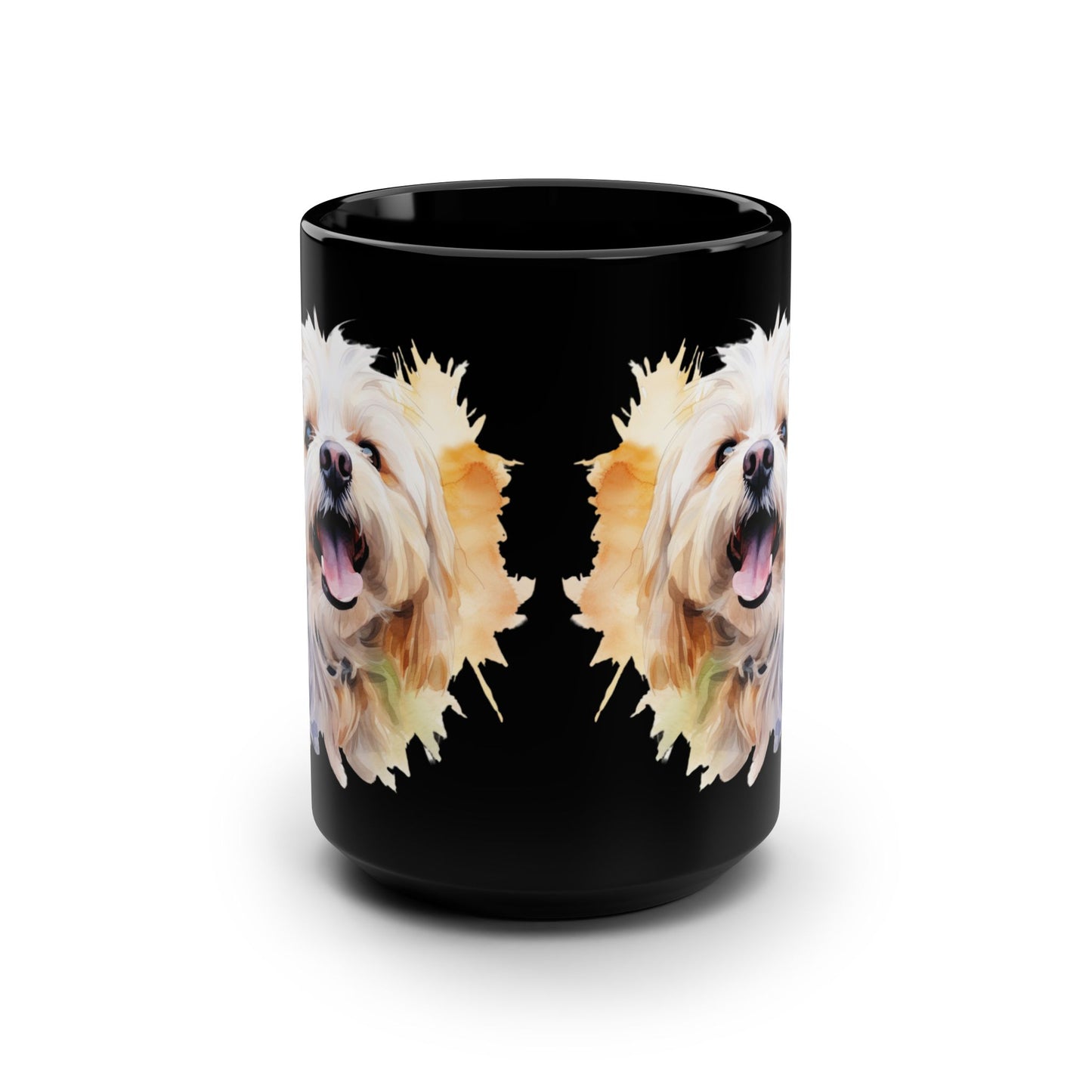 Sushi Happy - MamaDeSushi - Black Mug, 15oz