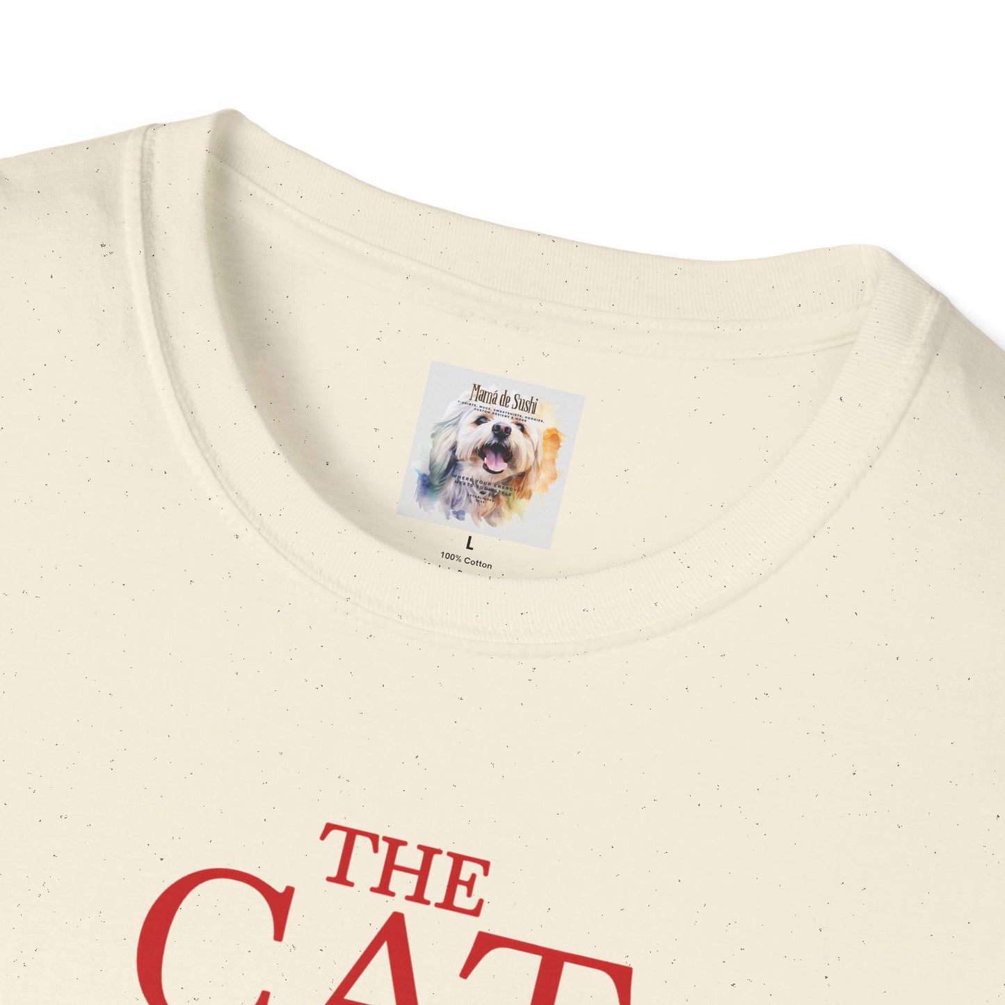 Cat Kitty Unisex Softstyle T-Shirt Nun Design