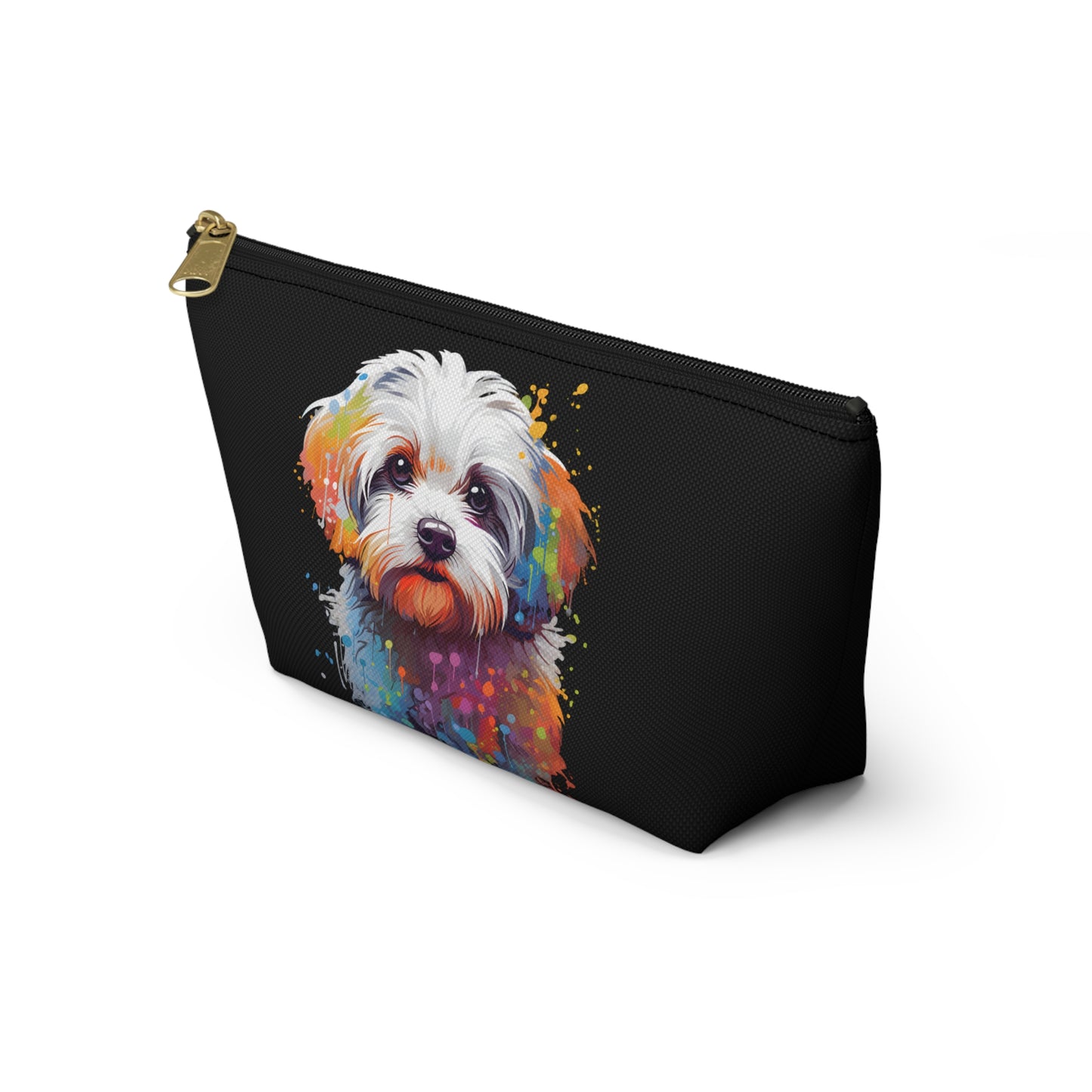 Splish Splash Maltese - MamaDeSushi - Accessory Pouch w T-bottom