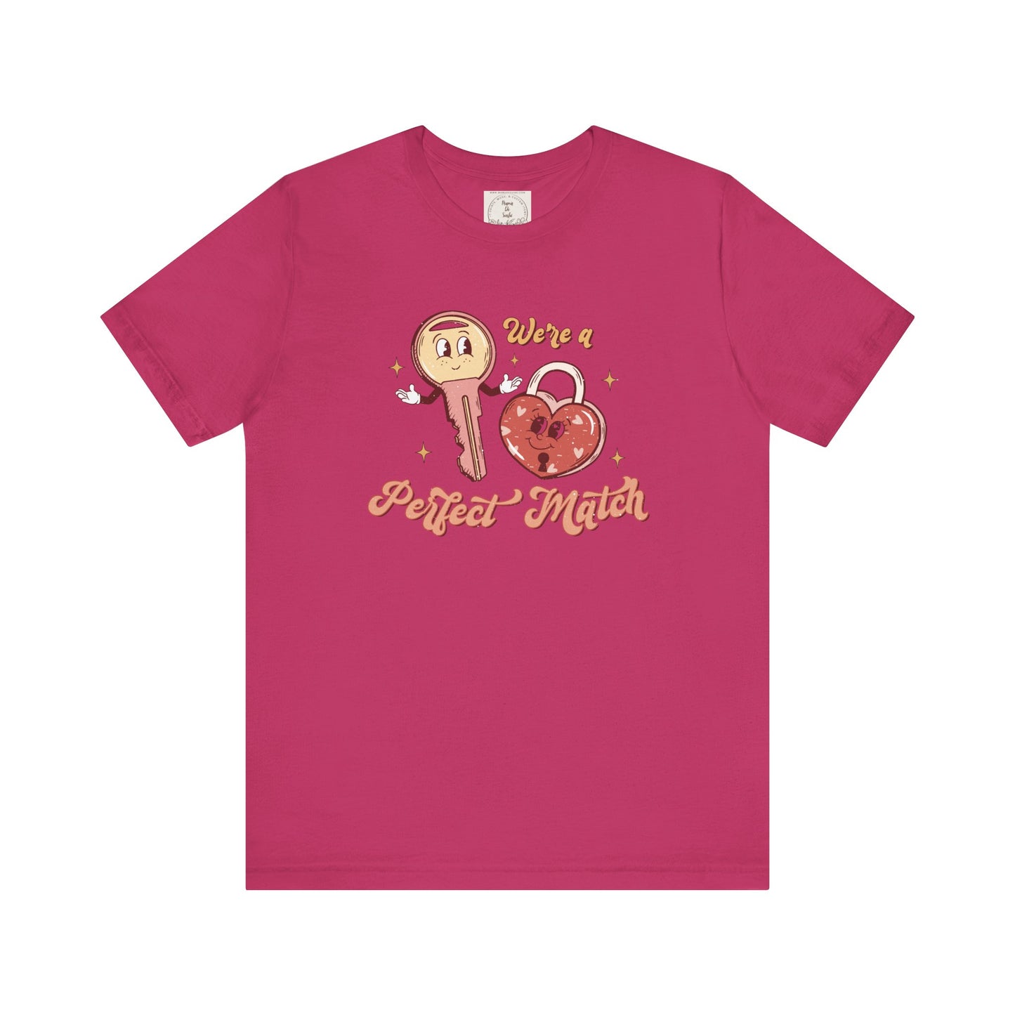 We're a perfect match Heart & Key - MamaDeSushi - Women's Favorite Tee