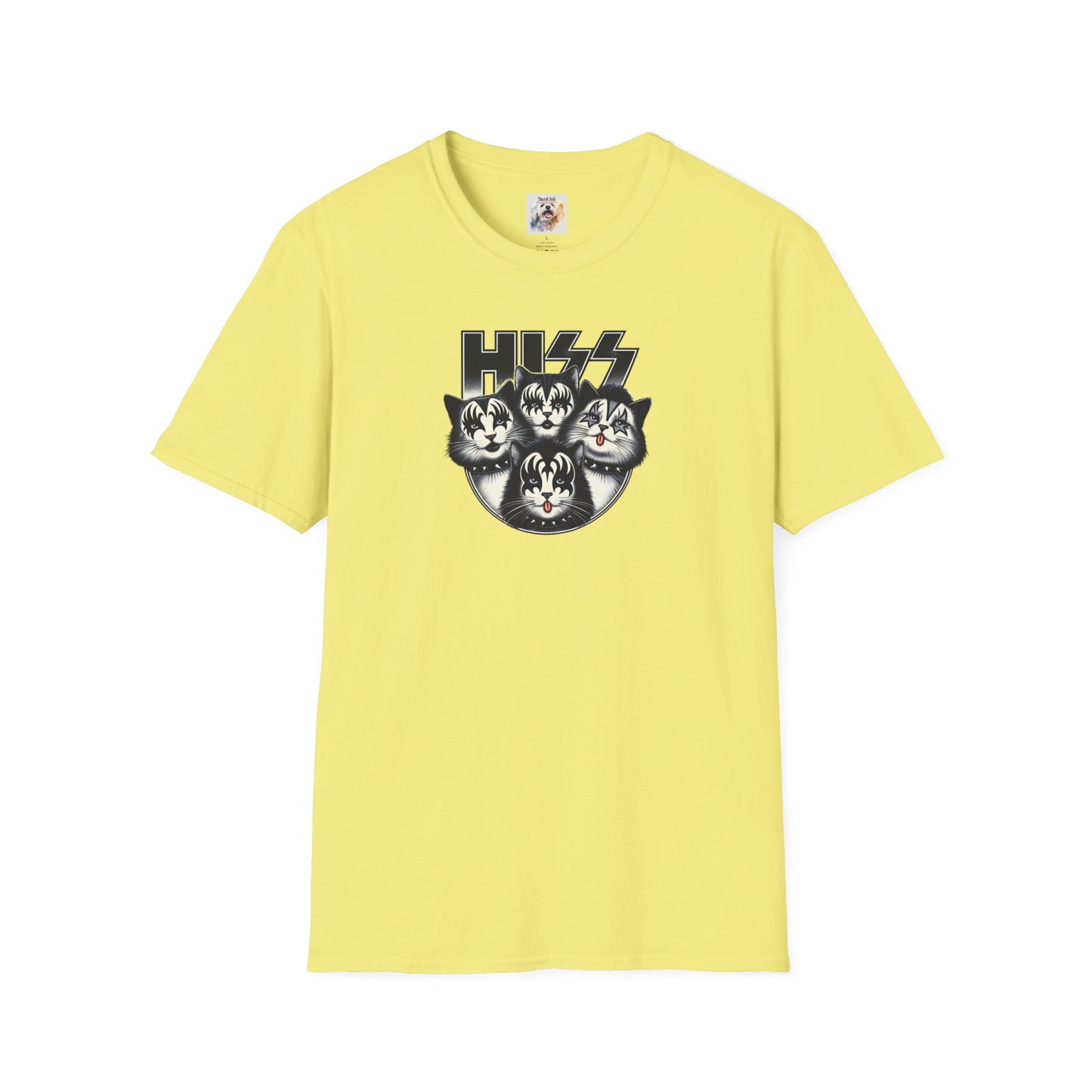 HIZZ - Cat - Kitty - MamaDeSushi - Unisex Softstyle T-Shirt