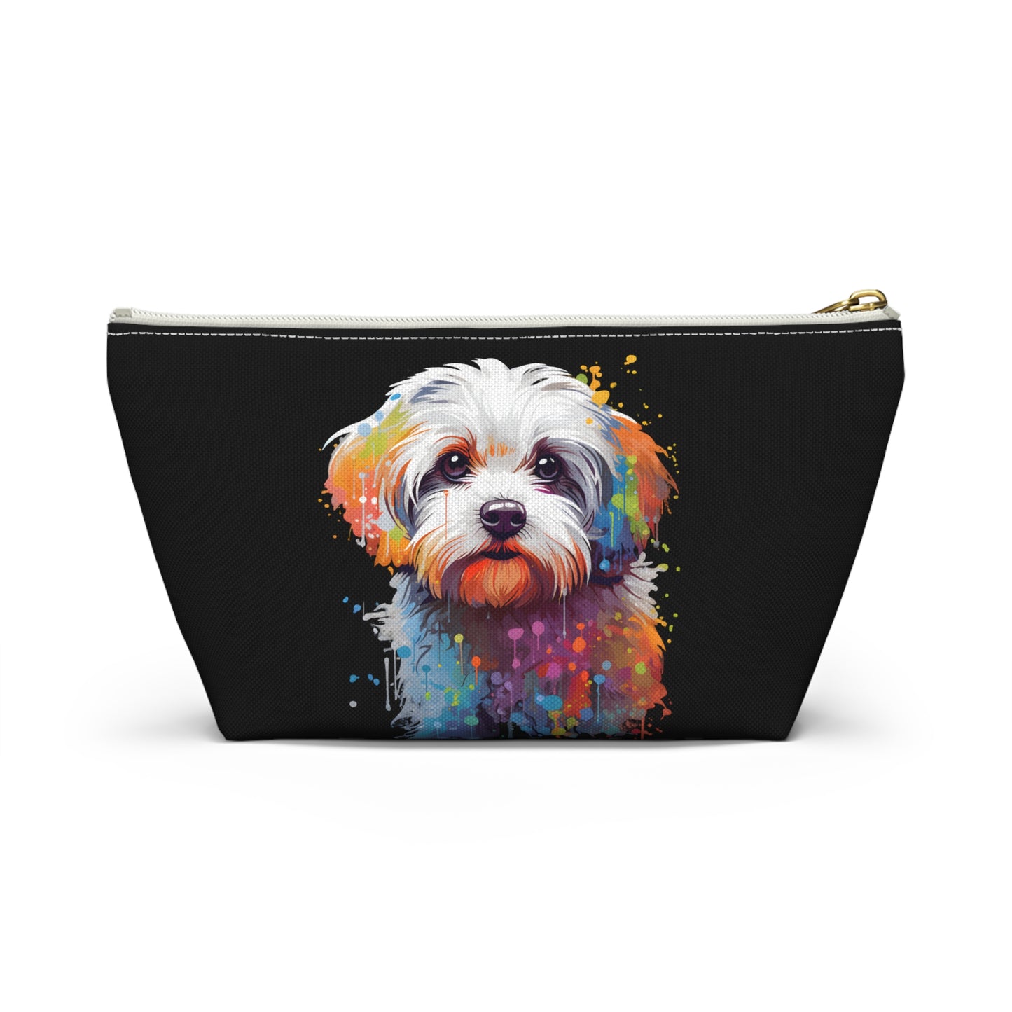 Splish Splash Maltese - MamaDeSushi - Accessory Pouch w T-bottom