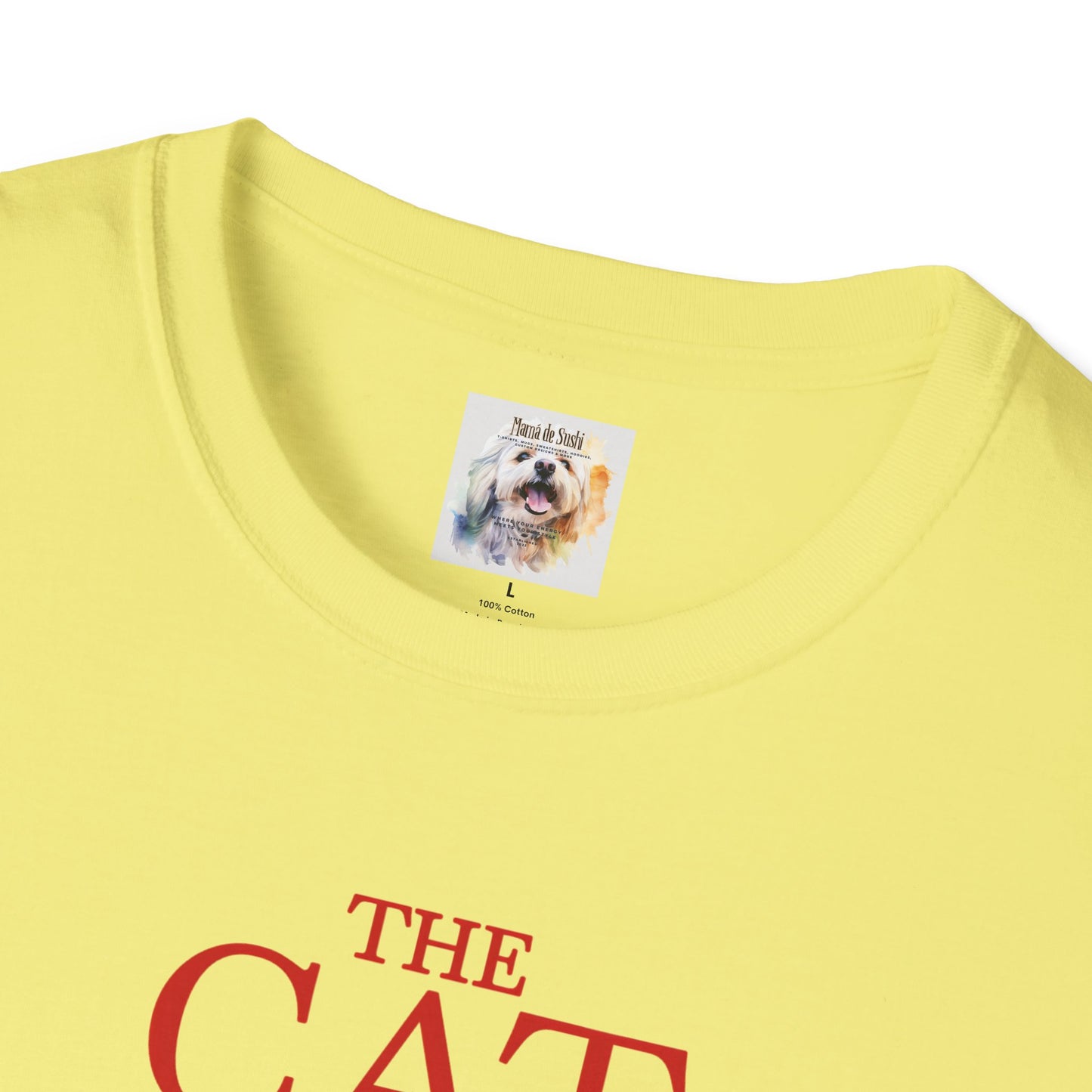Cat Kitty Unisex Softstyle T-Shirt Nun Design