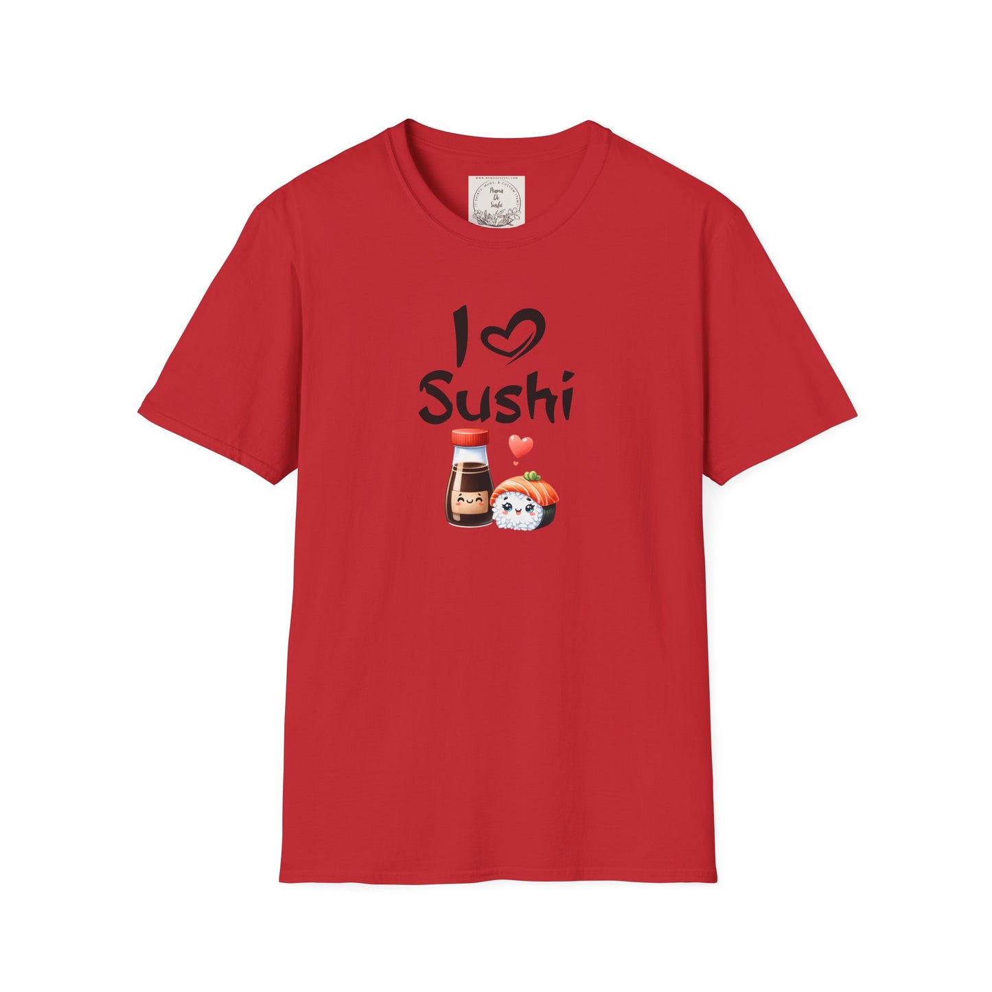 I heart Sushi - MamaDeSushi - Unisex Softstyle T-Shirt