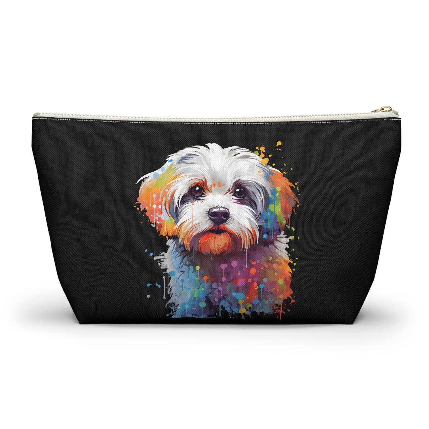 Splish Splash Maltese - MamaDeSushi - Accessory Pouch w T-bottom
