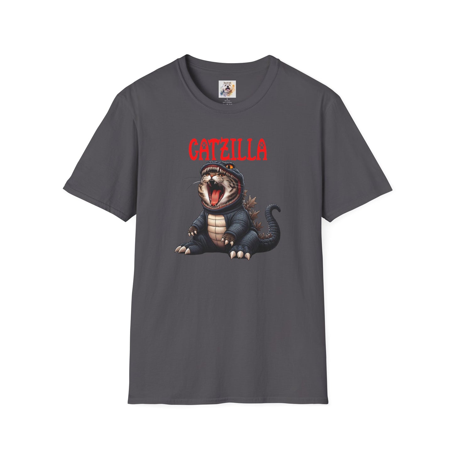 CatZilla - Cat - Kitty - MamaDeSushi - Unisex Softstyle T-Shirt