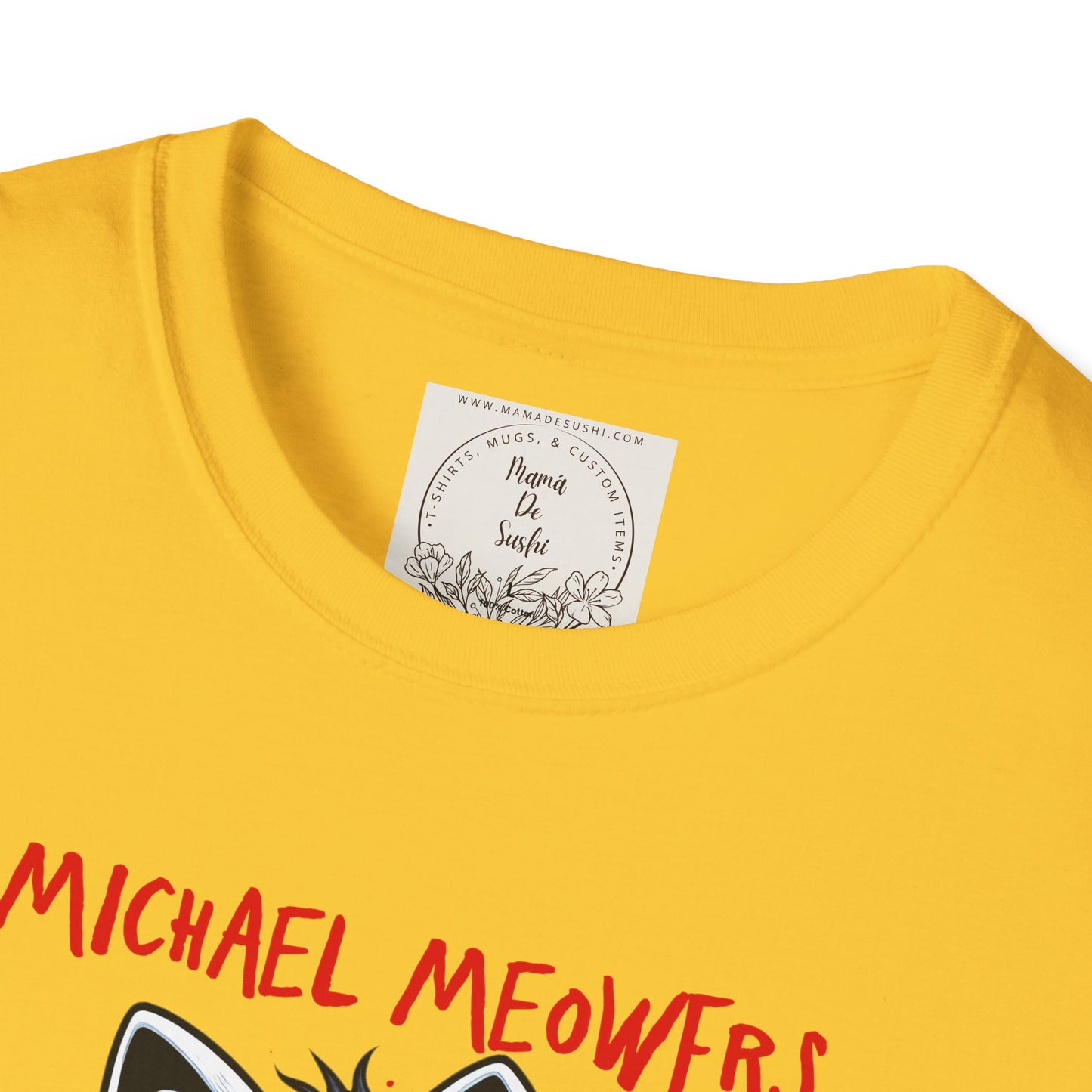 Michael Meowers - Cat - Kitty - MamaDeSushi - Unisex Softstyle T-Shirt