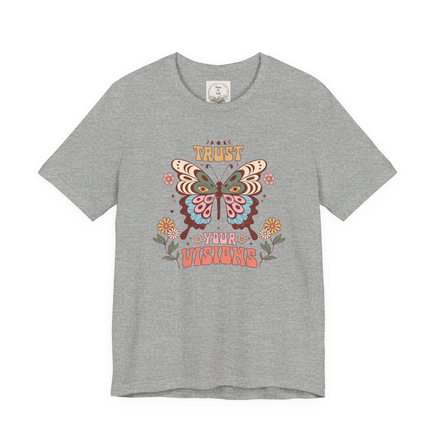 Trust Your Visions - Boho Retro - MamaDeSushi - Unisex Jersey Short Sleeve Tee