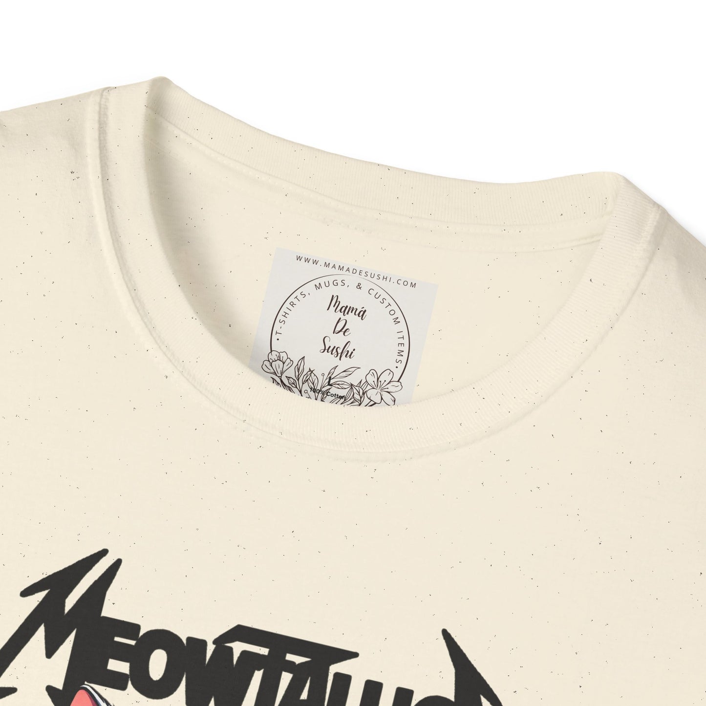 MeowTallica - Cat - Kitty - MamaDeSushi - Unisex Softstyle T-Shirt