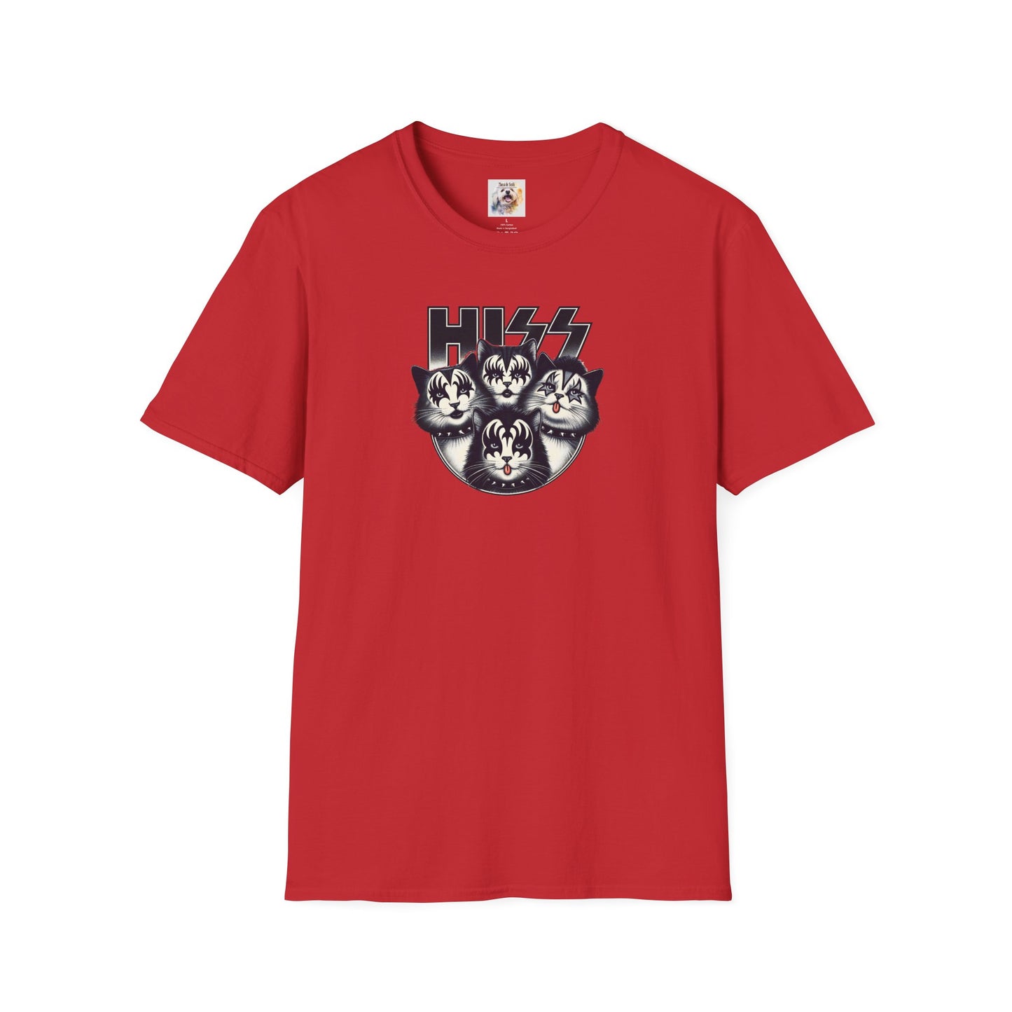 HIZZ - Cat - Kitty - MamaDeSushi - Unisex Softstyle T-Shirt