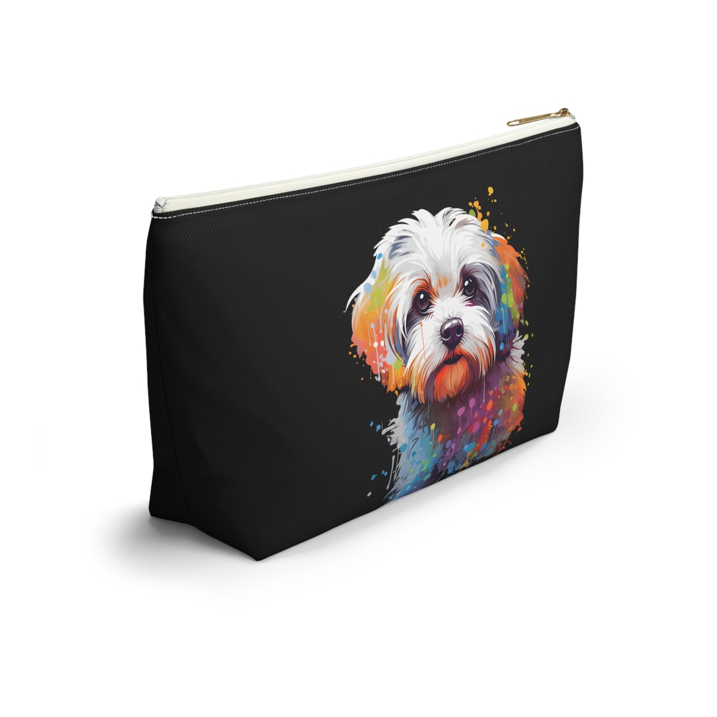 Splish Splash Maltese - MamaDeSushi - Accessory Pouch w T-bottom