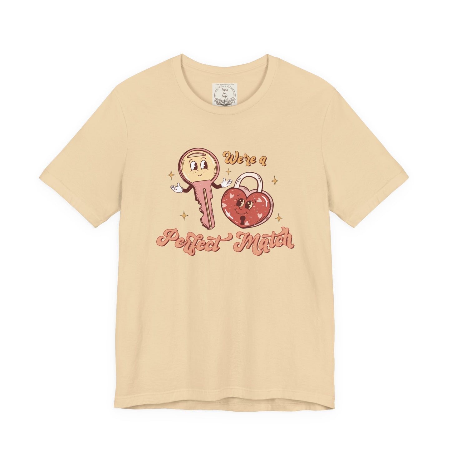 We're a perfect match Heart & Key - MamaDeSushi - Women's Favorite Tee