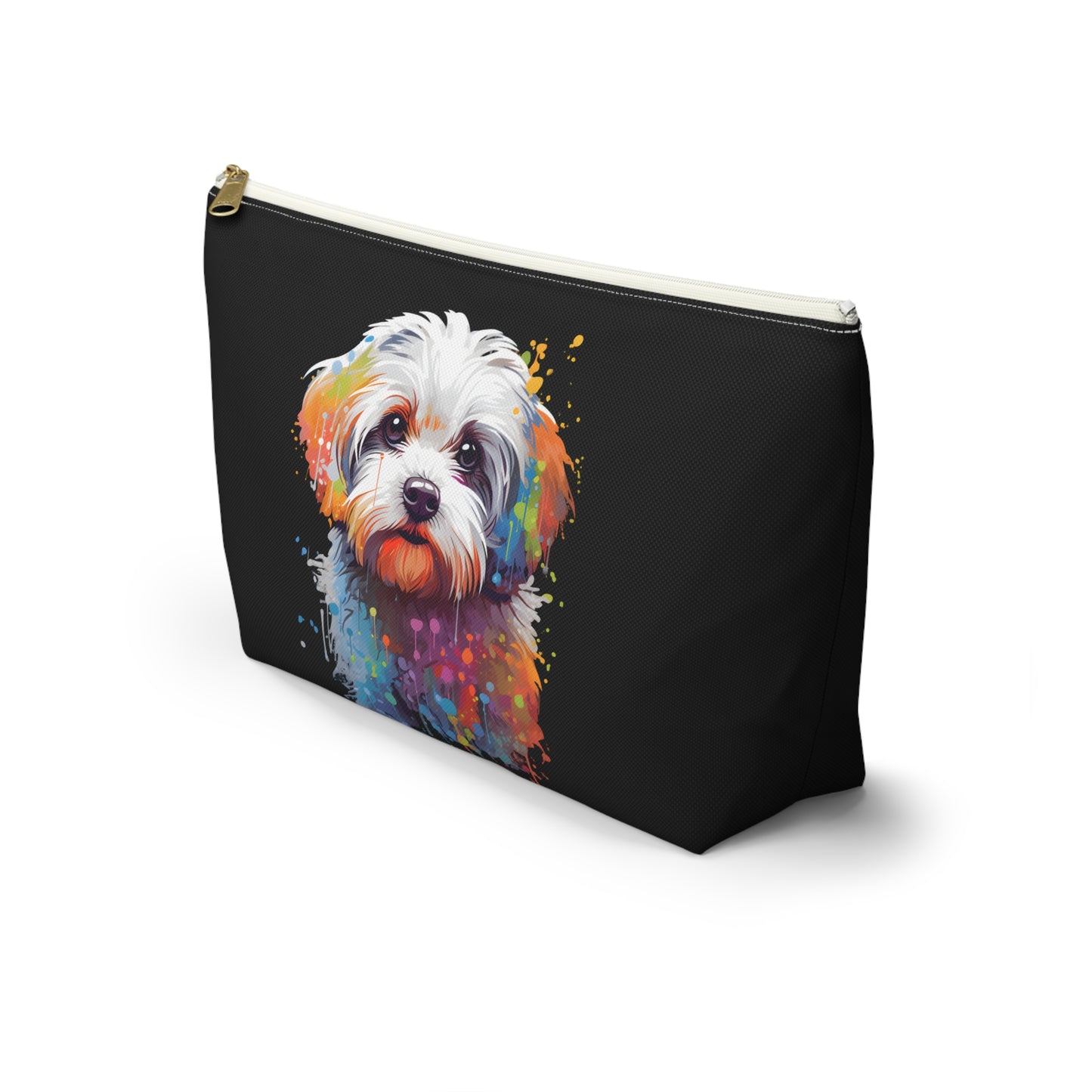 Splish Splash Maltese - MamaDeSushi - Accessory Pouch w T-bottom