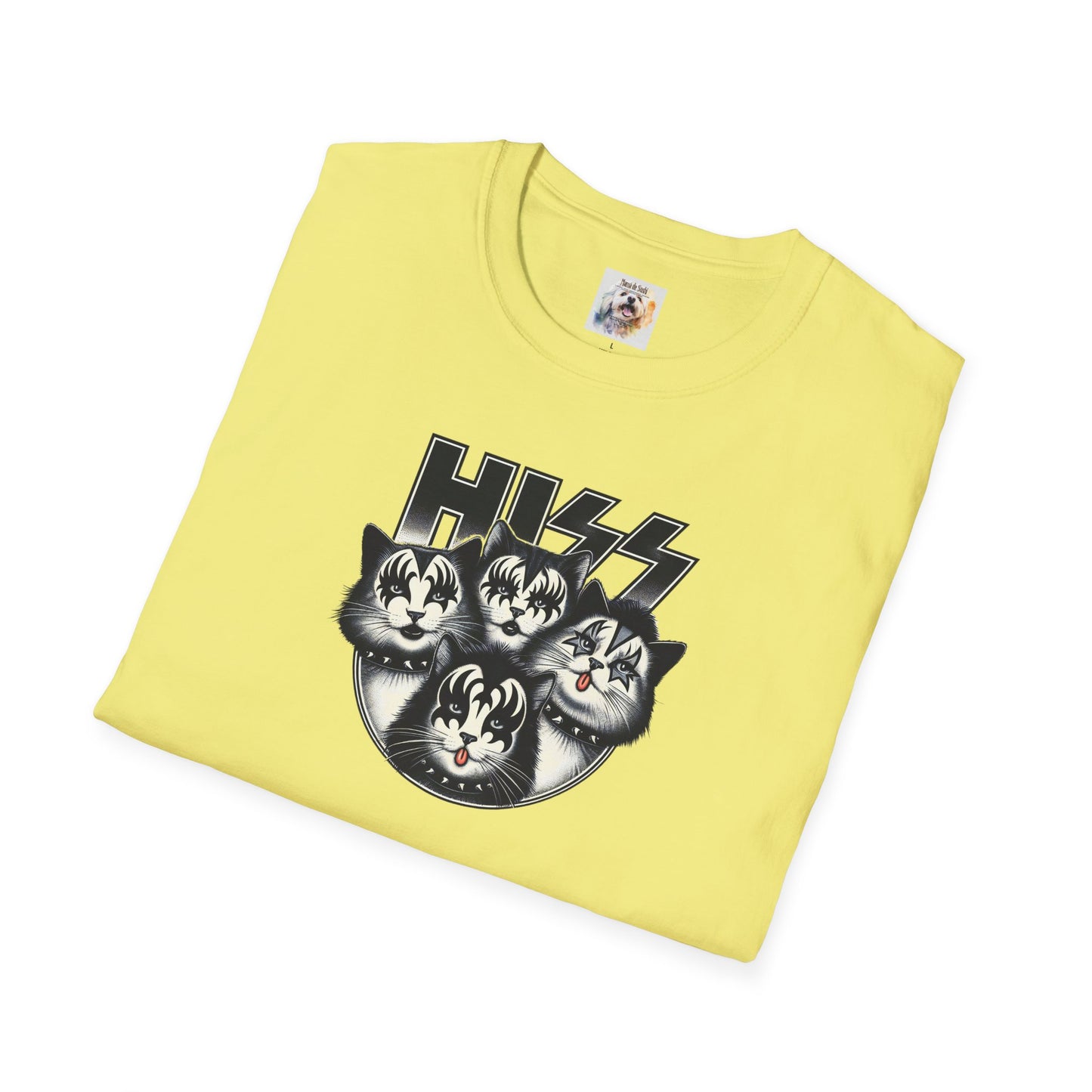 HIZZ - Cat - Kitty - MamaDeSushi - Unisex Softstyle T-Shirt
