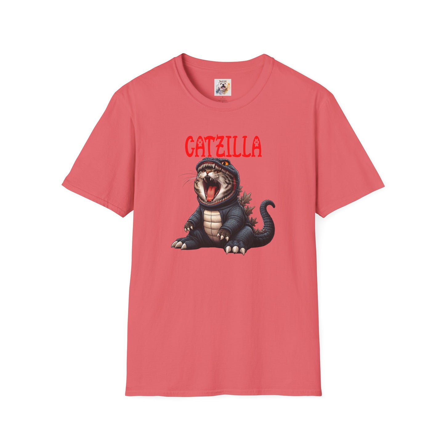 CatZilla - Cat - Kitty - MamaDeSushi - Unisex Softstyle T-Shirt
