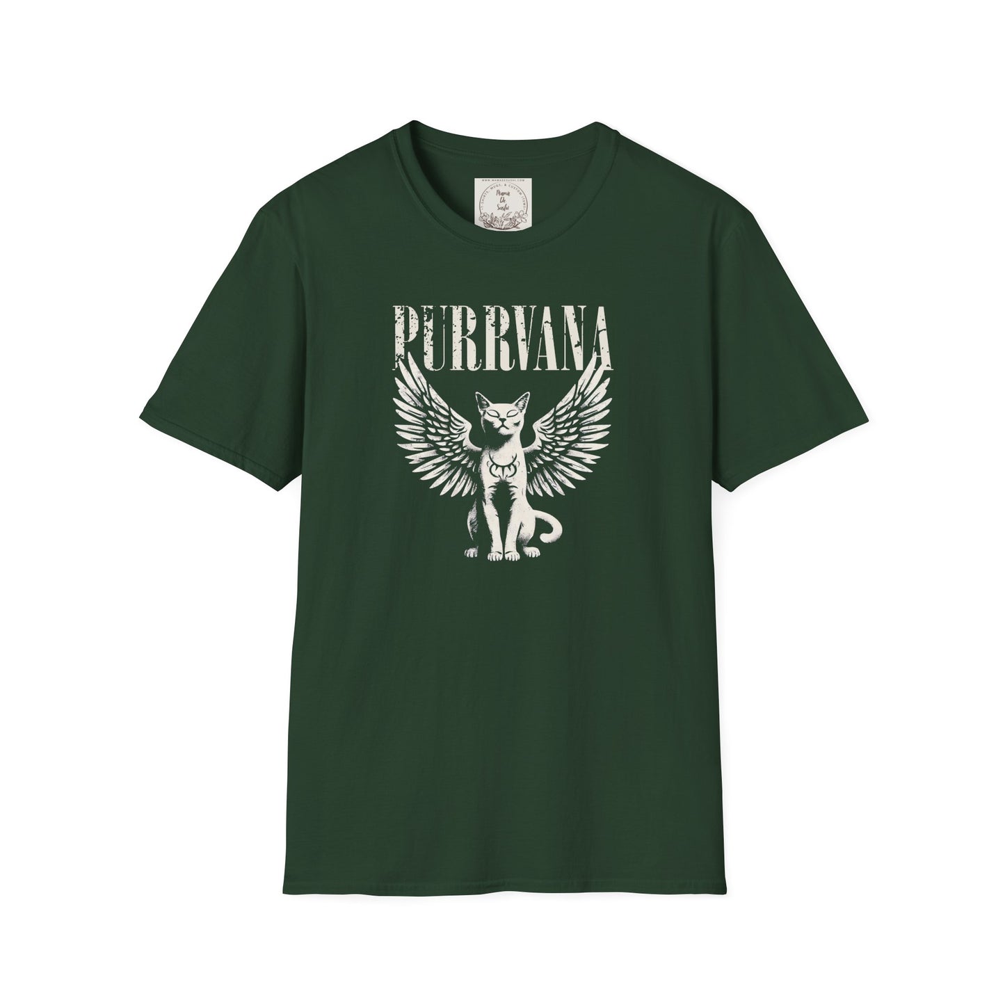 Purrvana - Cat - Kitty - MamaDeSushi - Unisex Softstyle T-Shirt