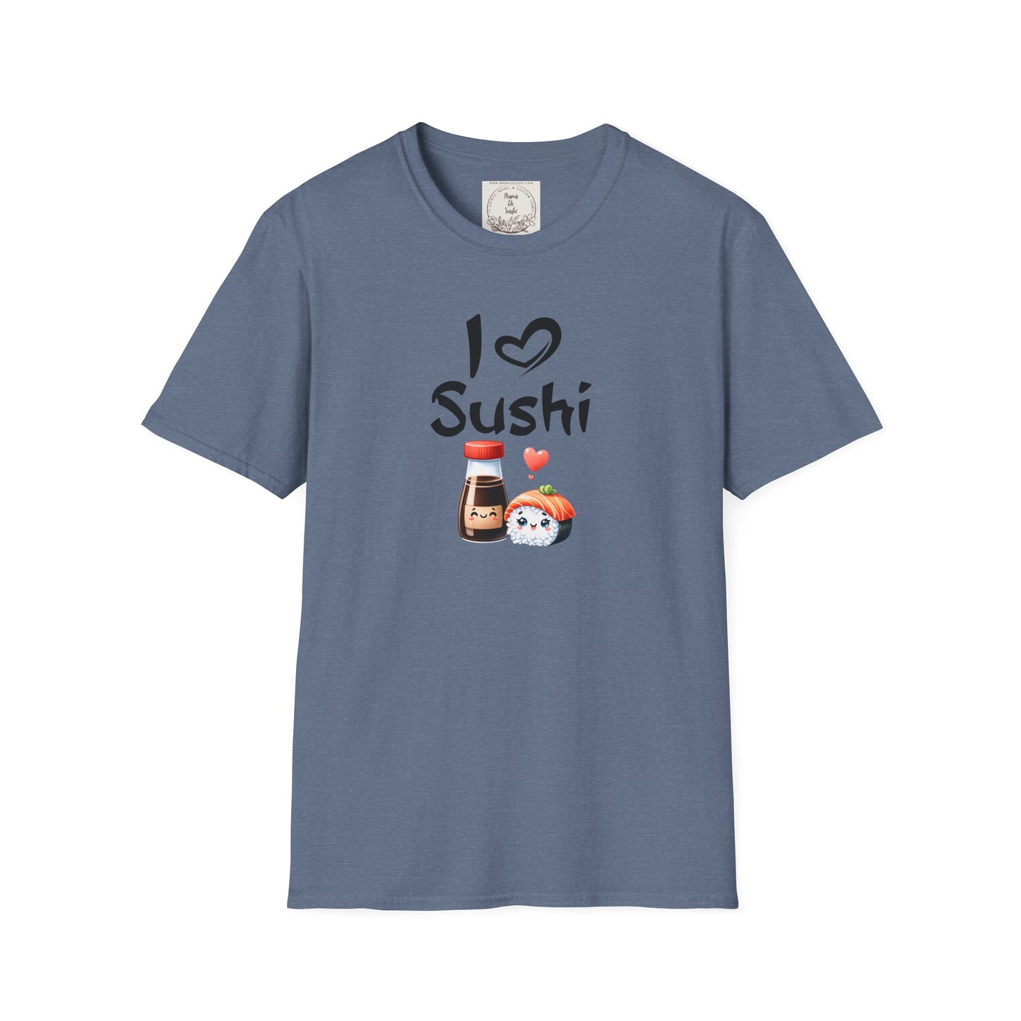 I heart Sushi - MamaDeSushi - Unisex Softstyle T-Shirt