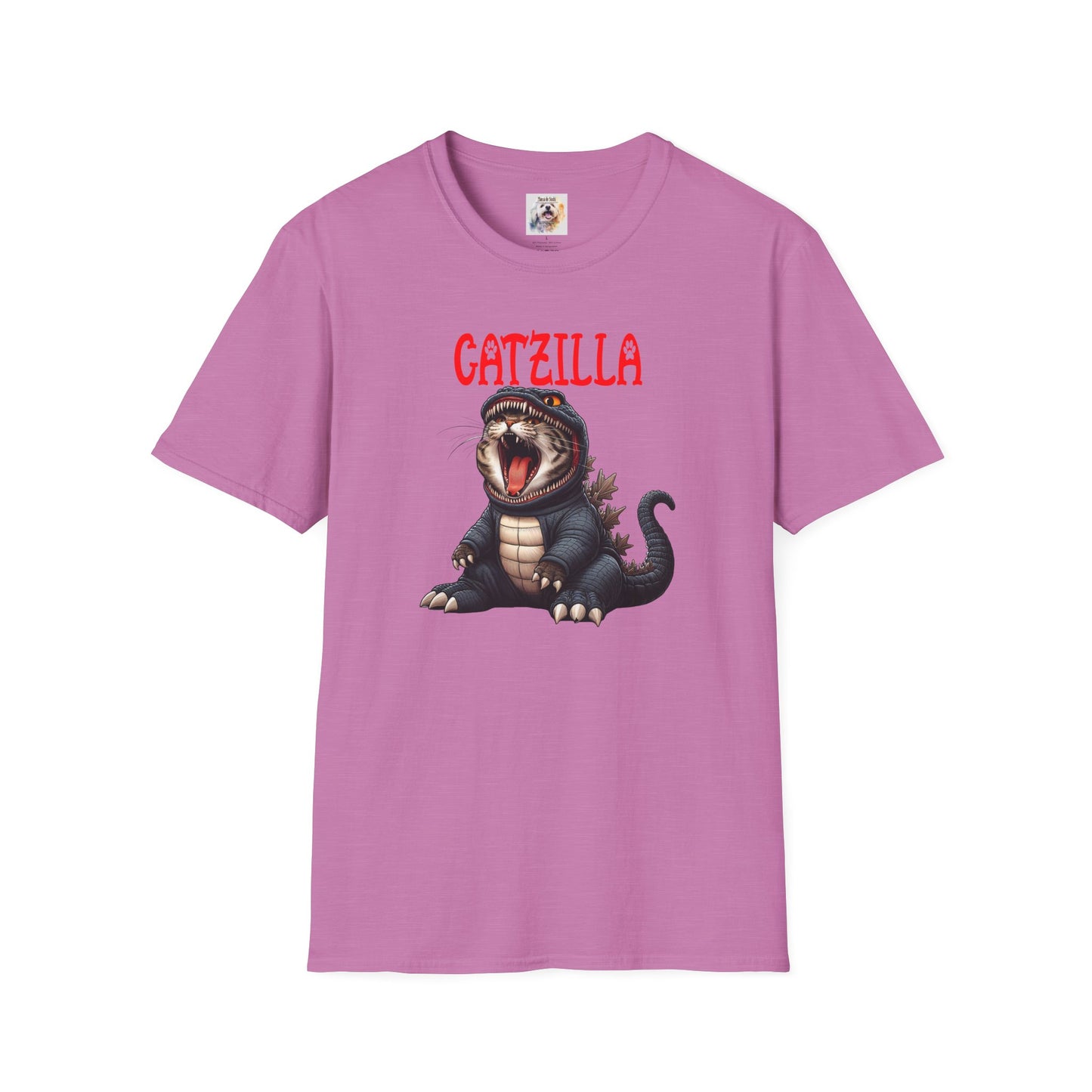CatZilla - Cat - Kitty - MamaDeSushi - Unisex Softstyle T-Shirt