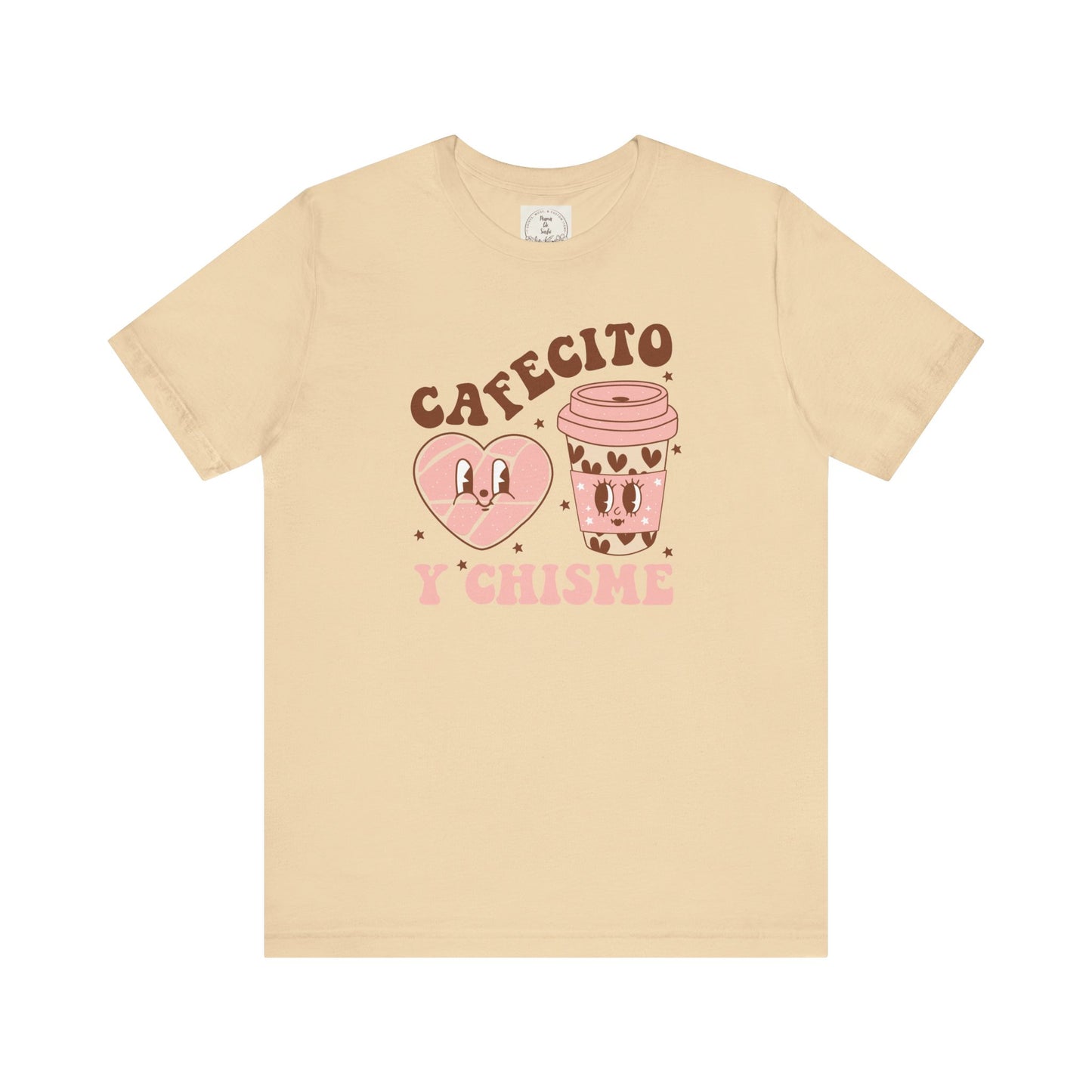 Cafecito y Chisme - Cafe Y Conchas - MamaDeSushi - Unisex Jersey Short Sleeve Tee
