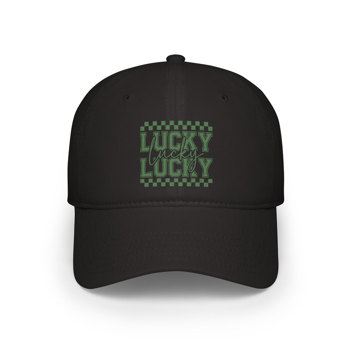 Low Profile Baseball Cap - Lucky Lucky Lucky