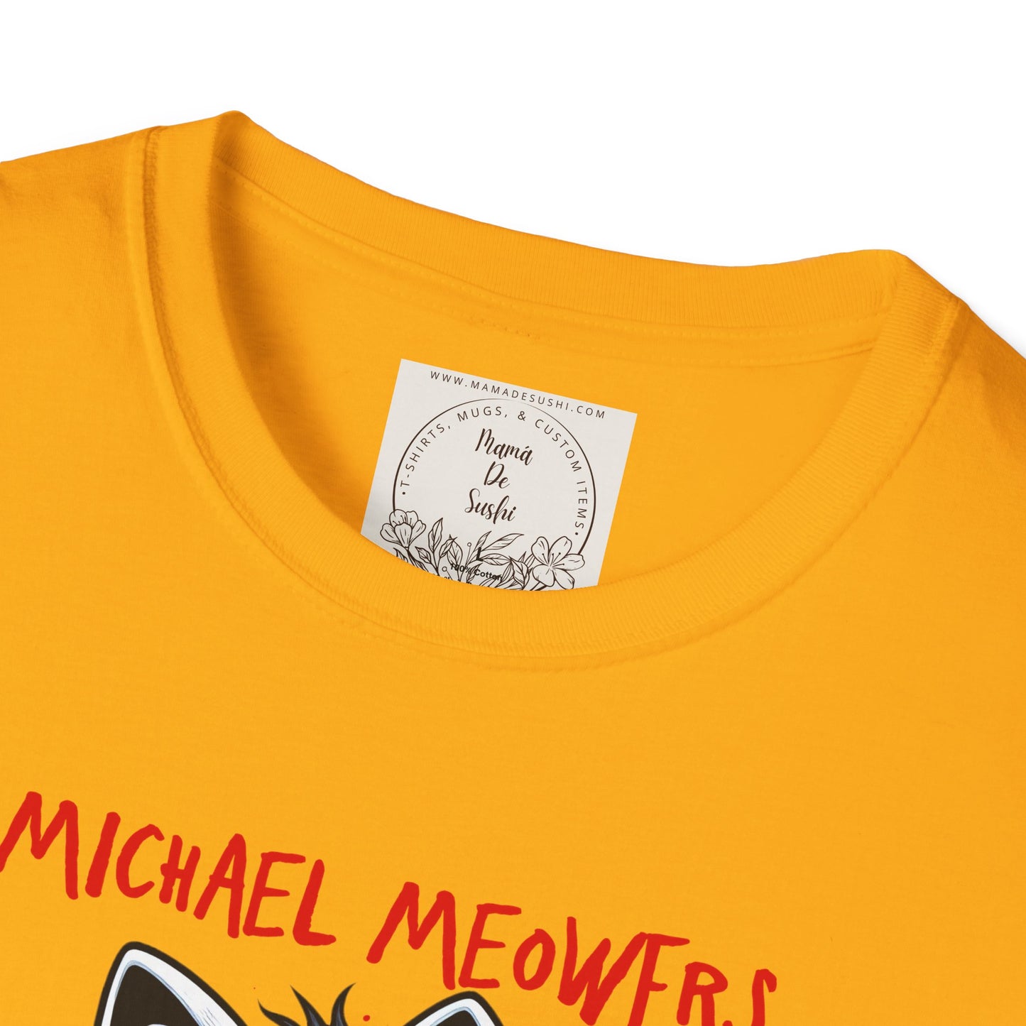 Michael Meowers - Cat - Kitty - MamaDeSushi - Unisex Softstyle T-Shirt