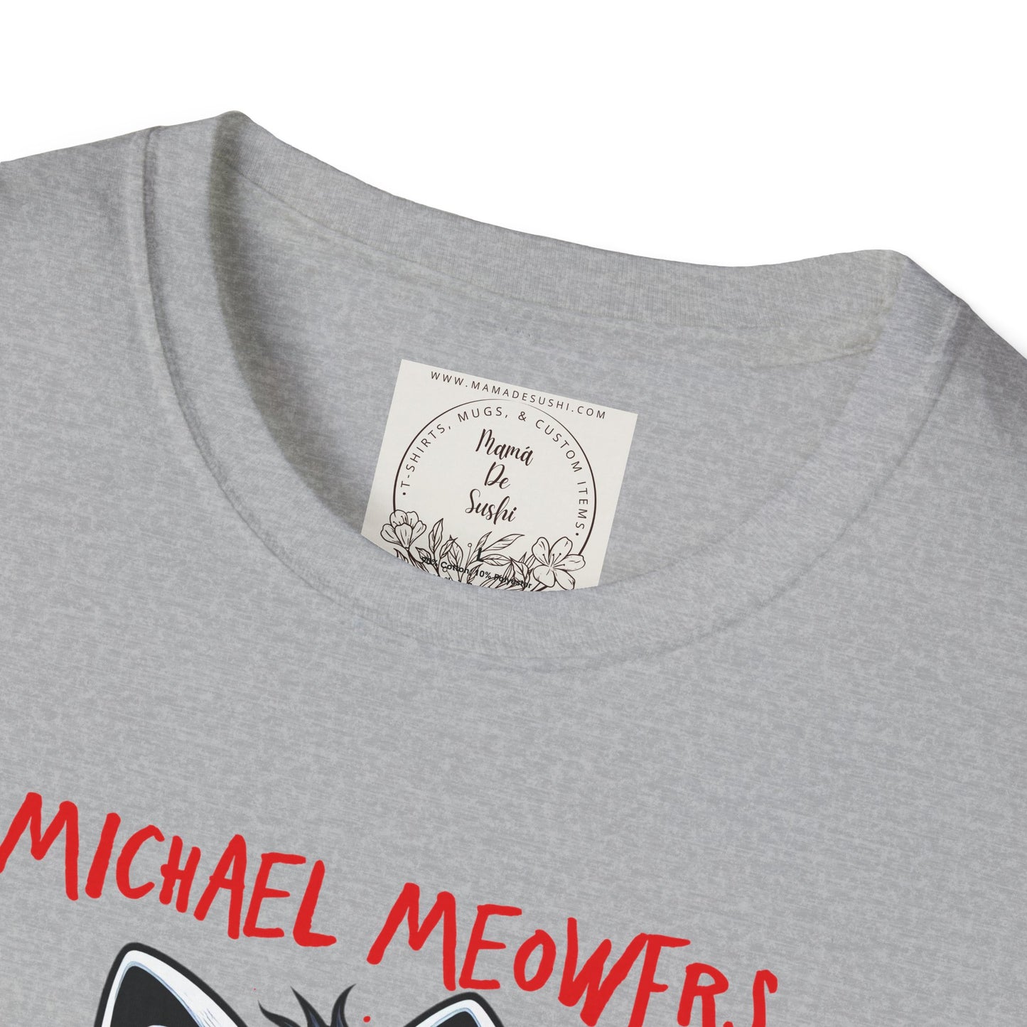 Michael Meowers - Cat - Kitty - MamaDeSushi - Unisex Softstyle T-Shirt