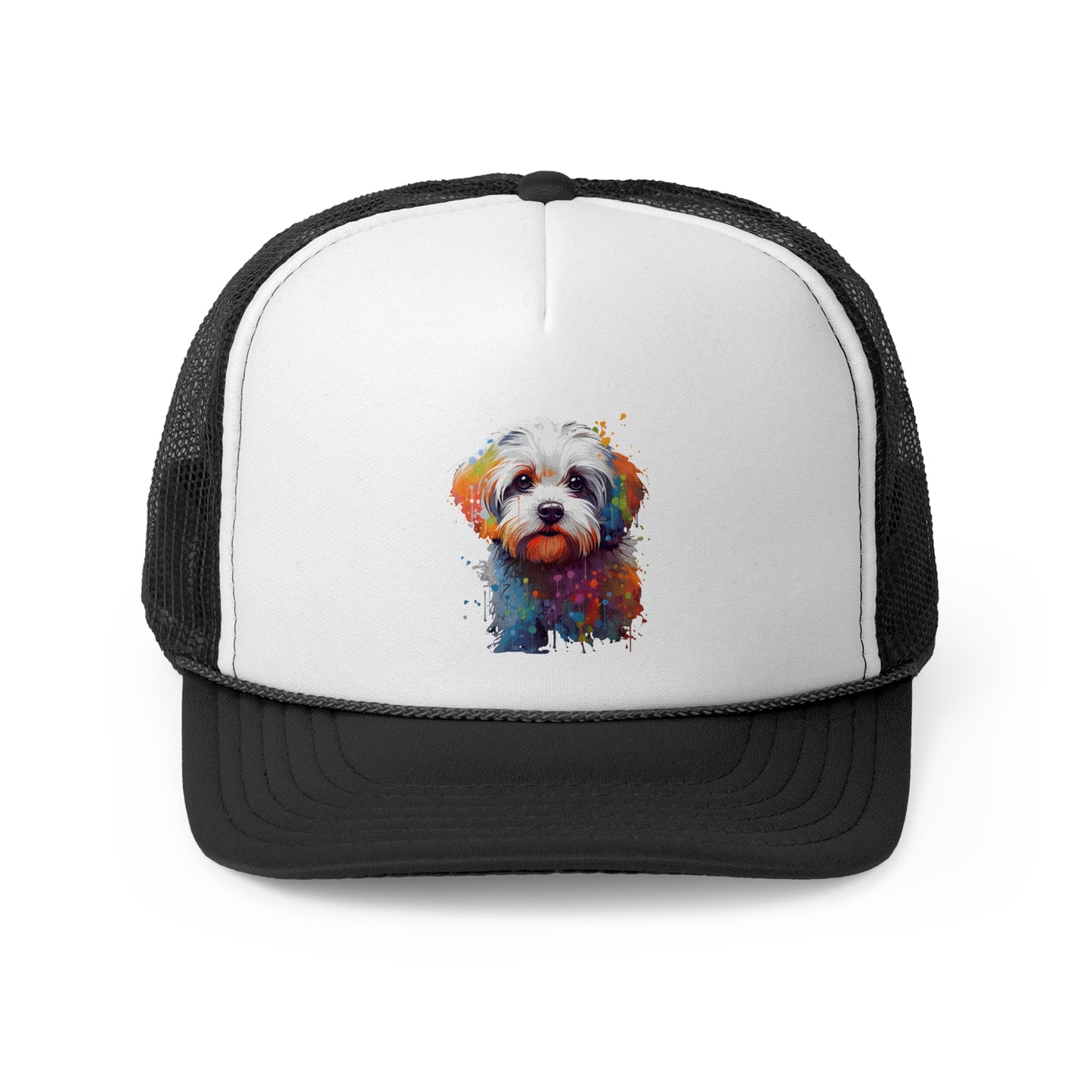 Splish Splash Maltese - MamaDeSushi - Trucker Caps