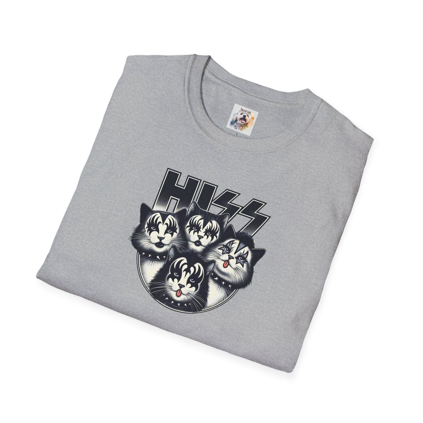 HIZZ - Cat - Kitty - MamaDeSushi - Unisex Softstyle T-Shirt