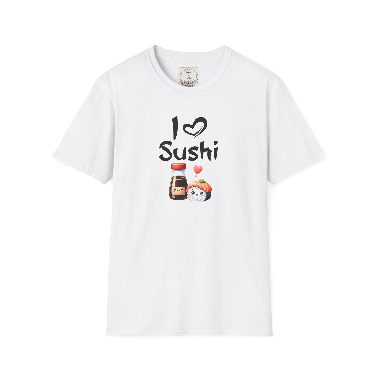I heart Sushi - MamaDeSushi - Unisex Softstyle T-Shirt