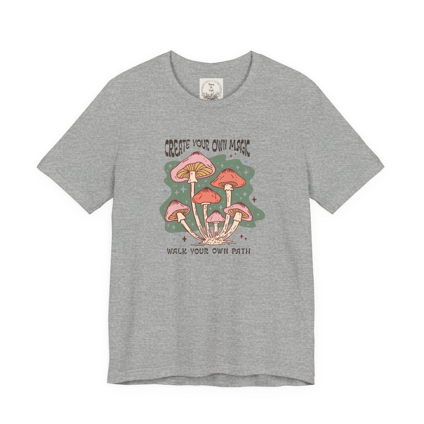 Create your own Magic walk your own path - Boho Retro - MamaDeSushi - Unisex Jersey Short Sleeve Tee