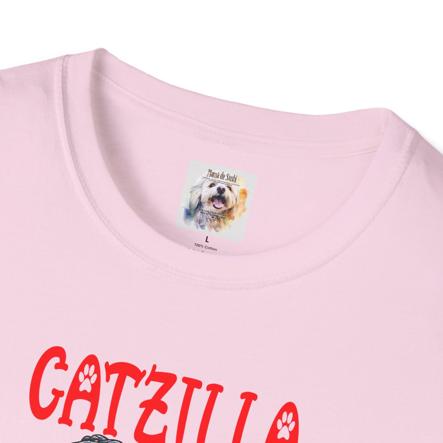 CatZilla - Cat - Kitty - MamaDeSushi - Unisex Softstyle T-Shirt