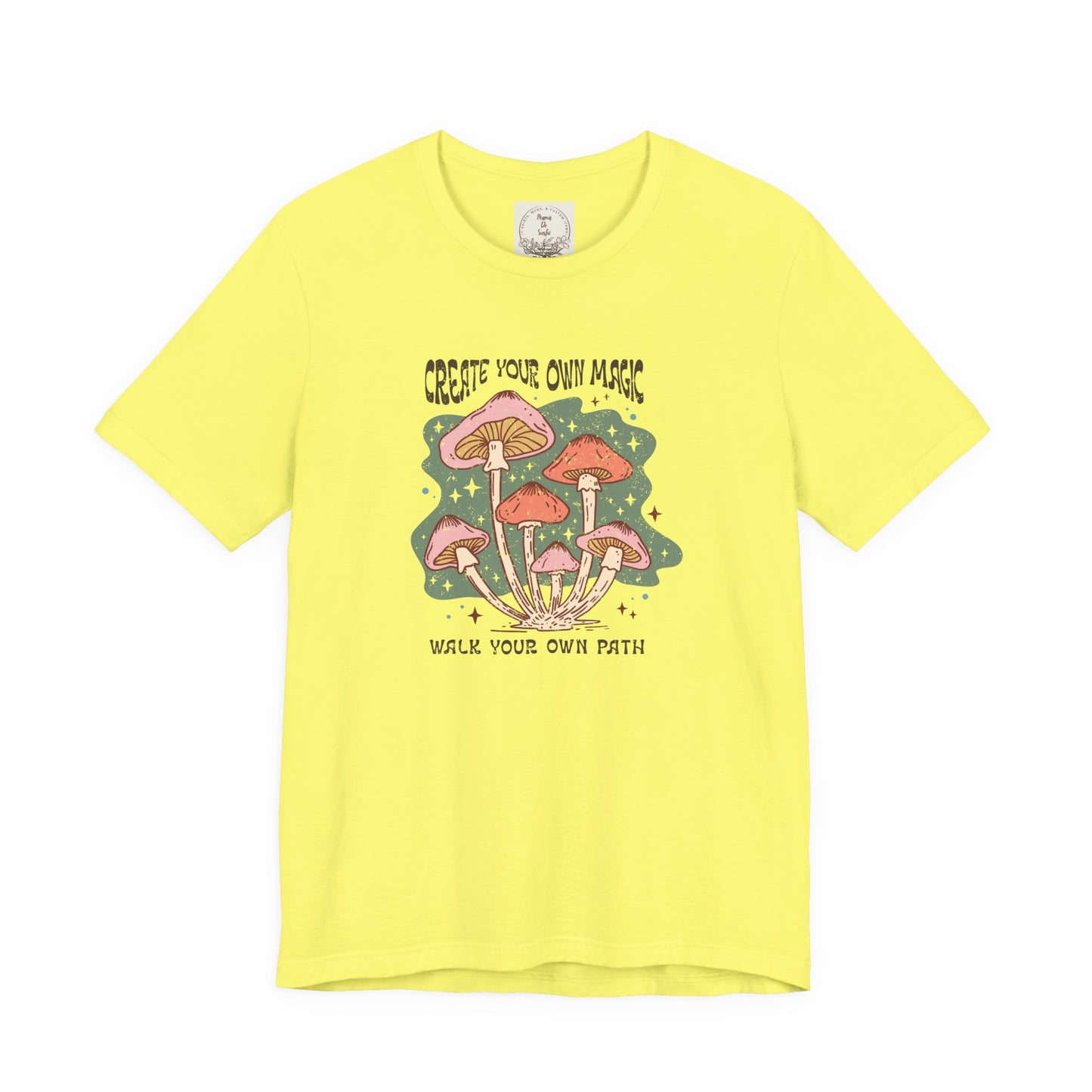 Create your own Magic walk your own path - Boho Retro - MamaDeSushi - Unisex Jersey Short Sleeve Tee