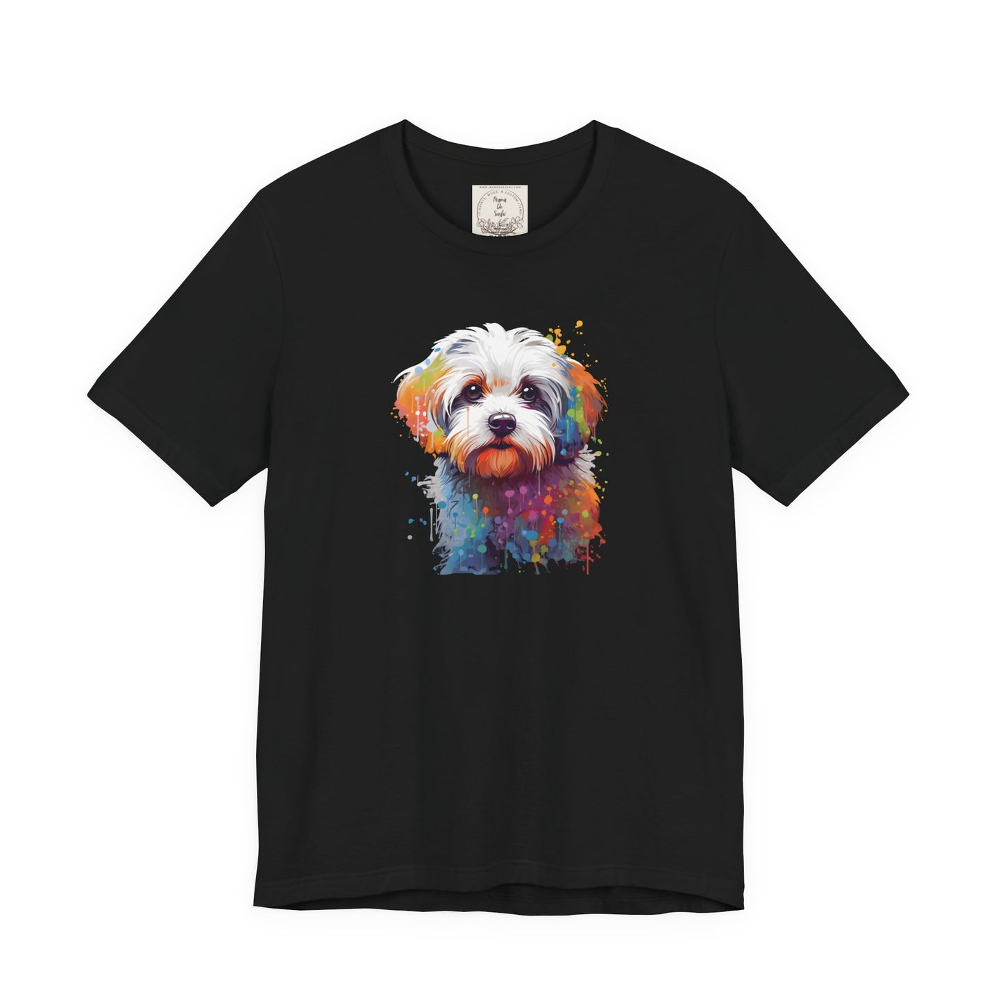 Splish Splash Maltese - MamaDeSushi - Unisex Jersey Short Sleeve Tee