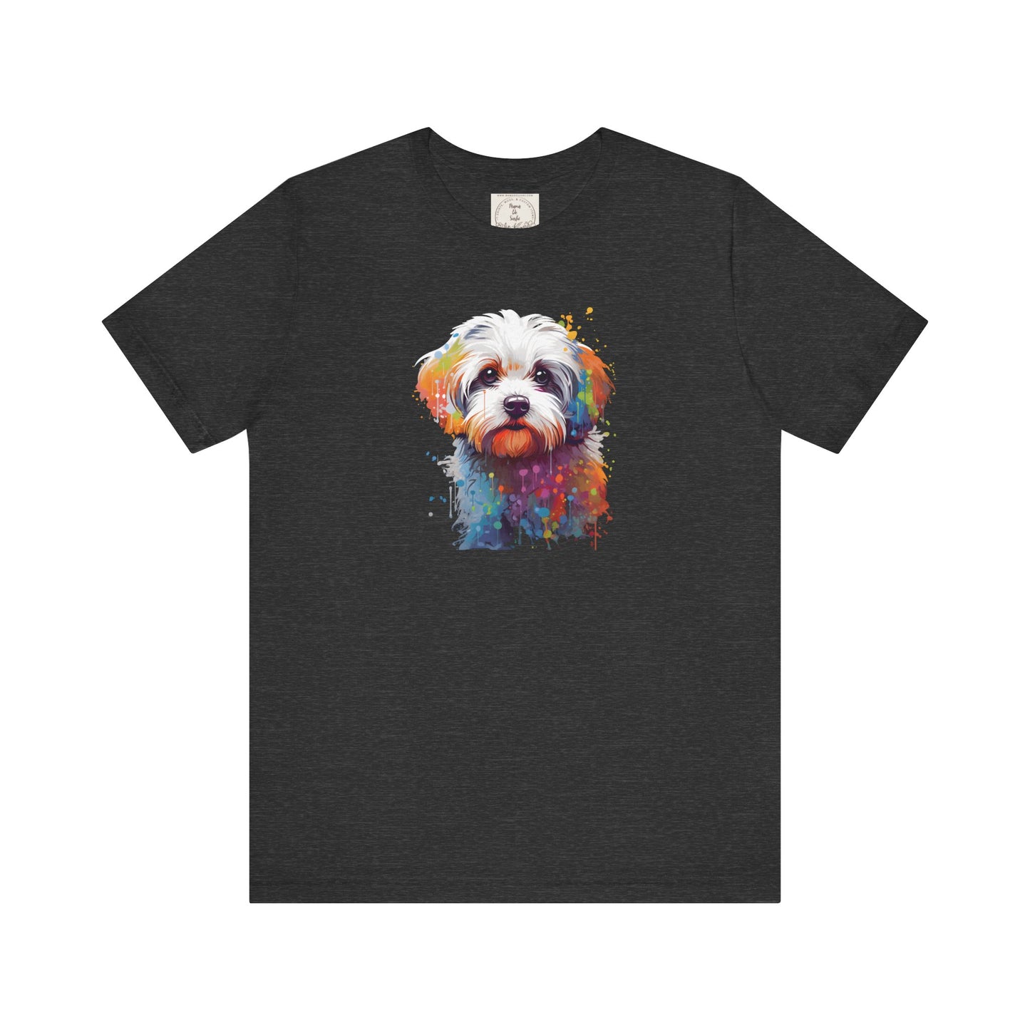 Splish Splash Maltese - MamaDeSushi - Unisex Jersey Short Sleeve Tee