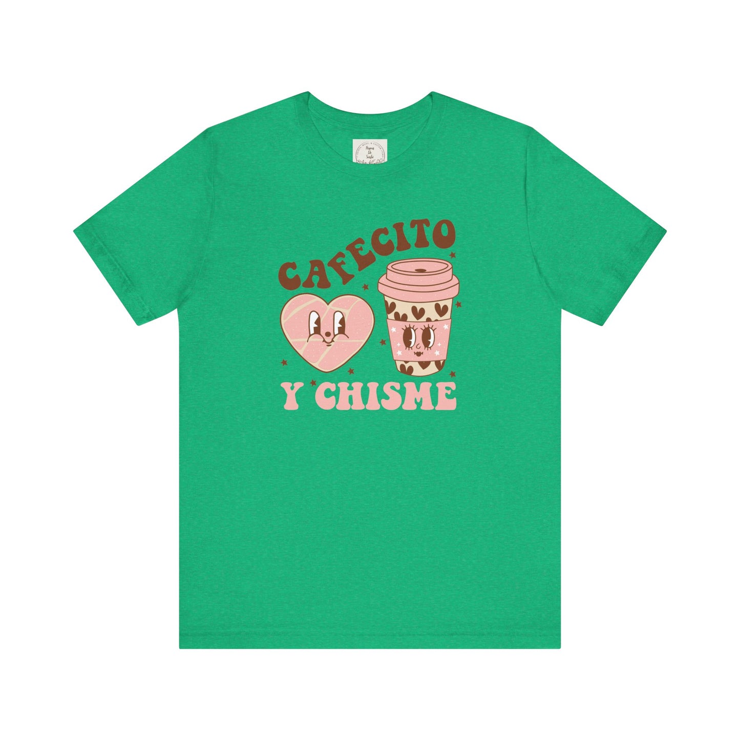 Cafecito y Chisme - Cafe Y Conchas - MamaDeSushi - Unisex Jersey Short Sleeve Tee