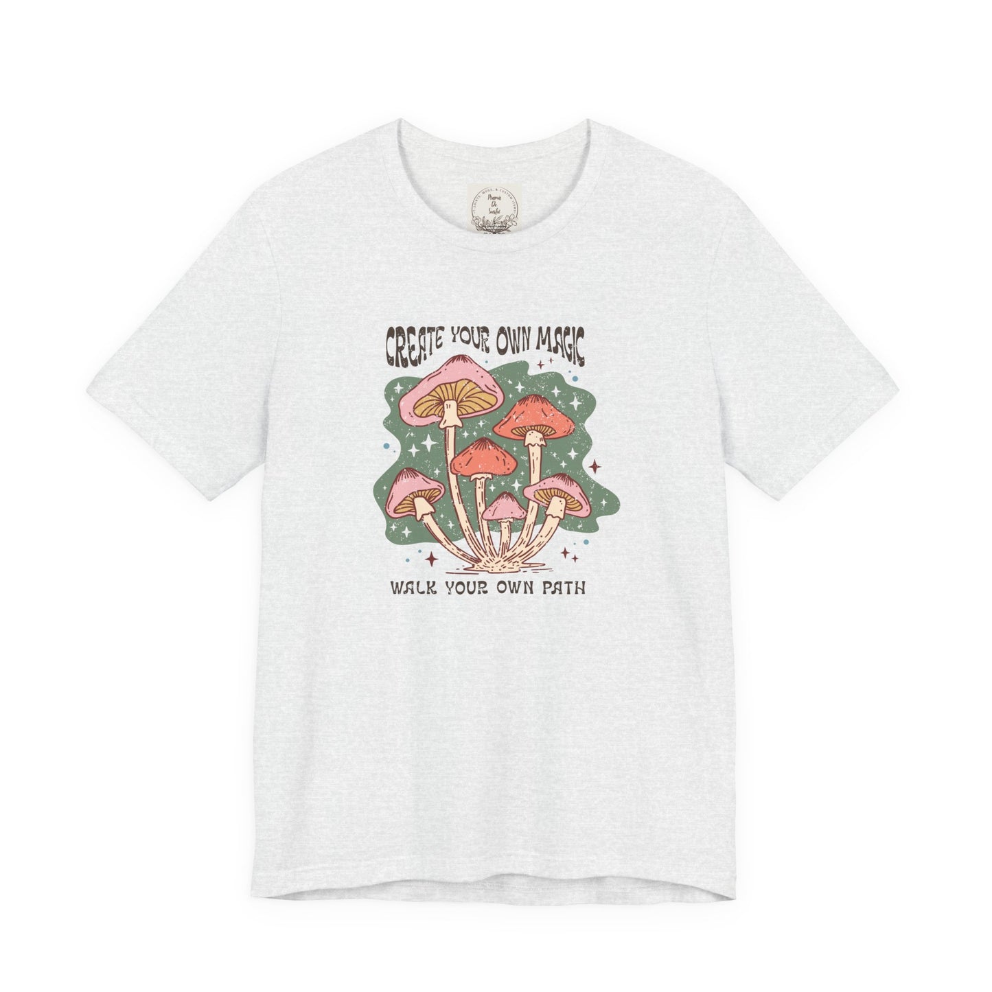 Create your own Magic walk your own path - Boho Retro - MamaDeSushi - Unisex Jersey Short Sleeve Tee
