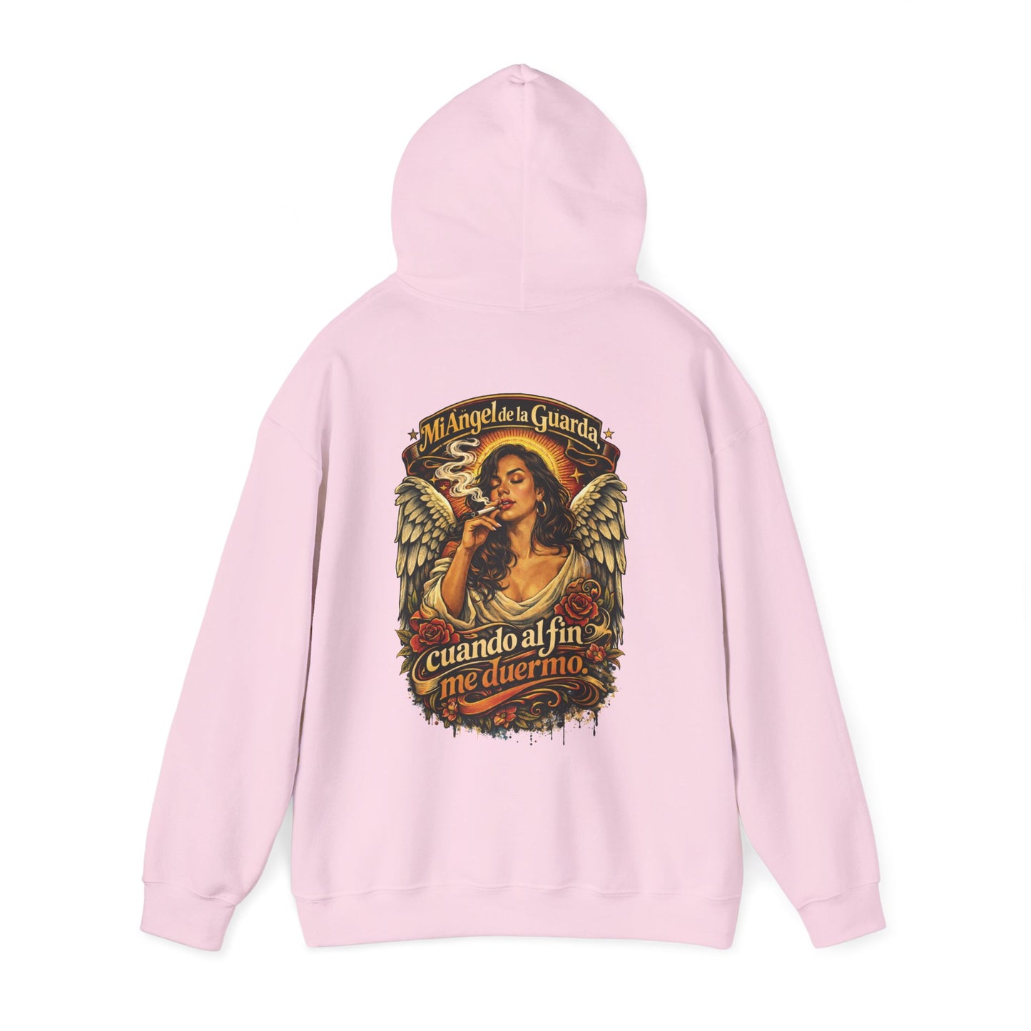 Unisex Heavy Blend™ Hooded Sweatshirt - Angel de Mi Guarda