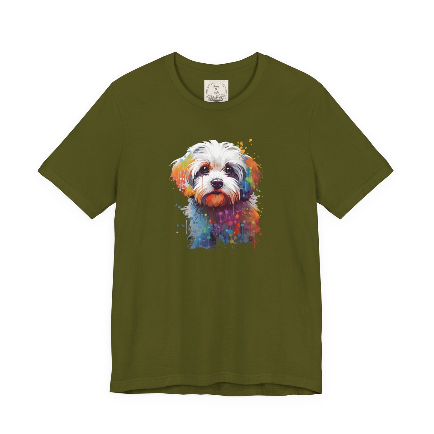 Splish Splash Maltese - MamaDeSushi - Unisex Jersey Short Sleeve Tee