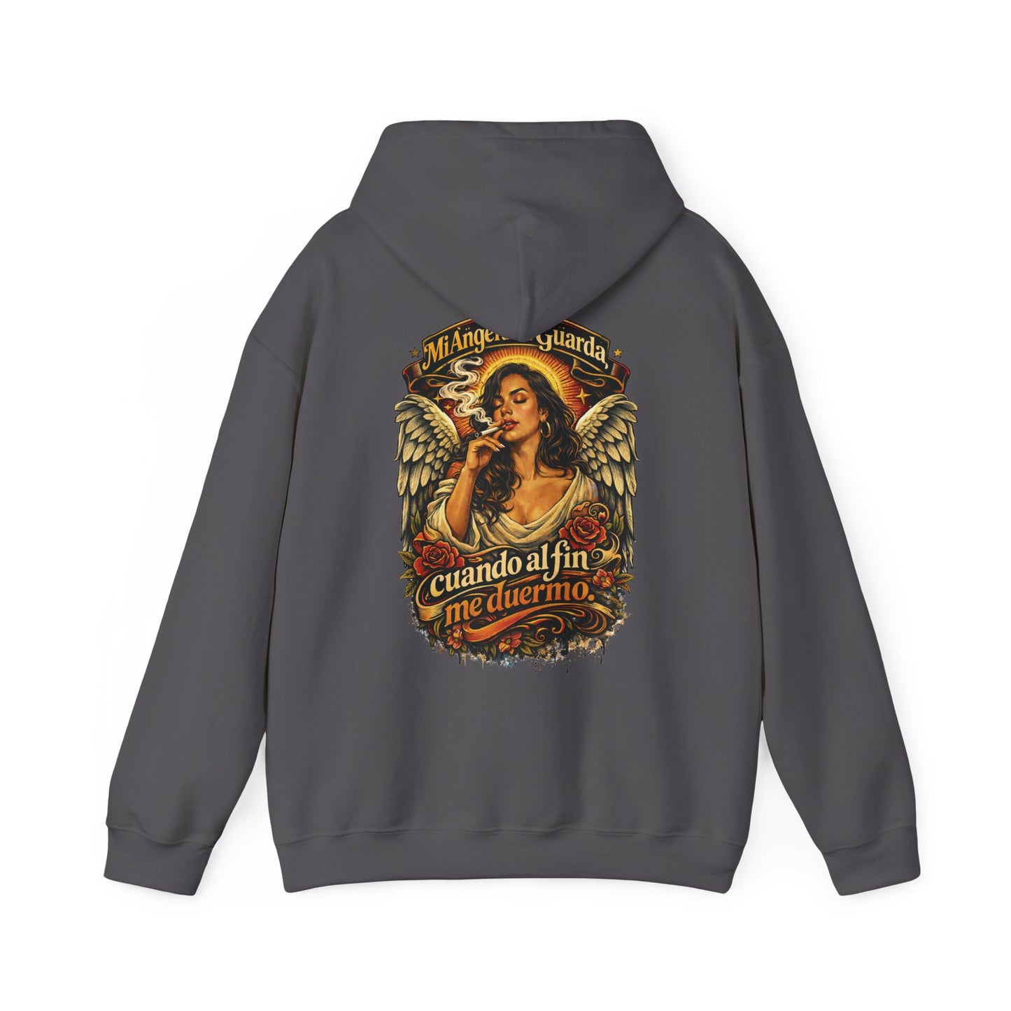 Unisex Heavy Blend™ Hooded Sweatshirt - Angel de Mi Guarda