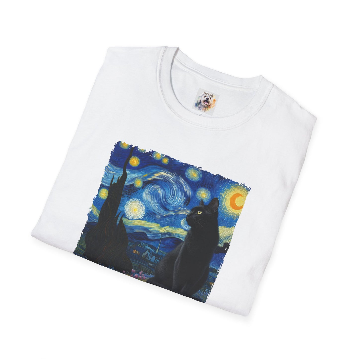 The BlackVang Cat - Kitty - MamaDeSushi - Unisex Softstyle T-Shirt