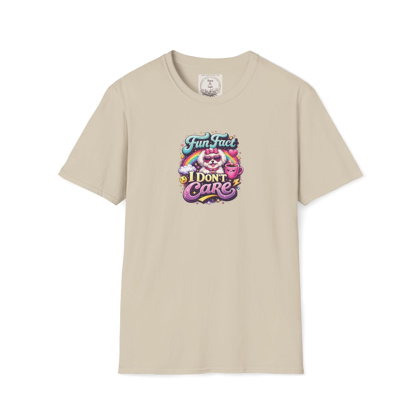 Unisex Softstyle T-Shirt - Fun Fact, I don't care - Maltese