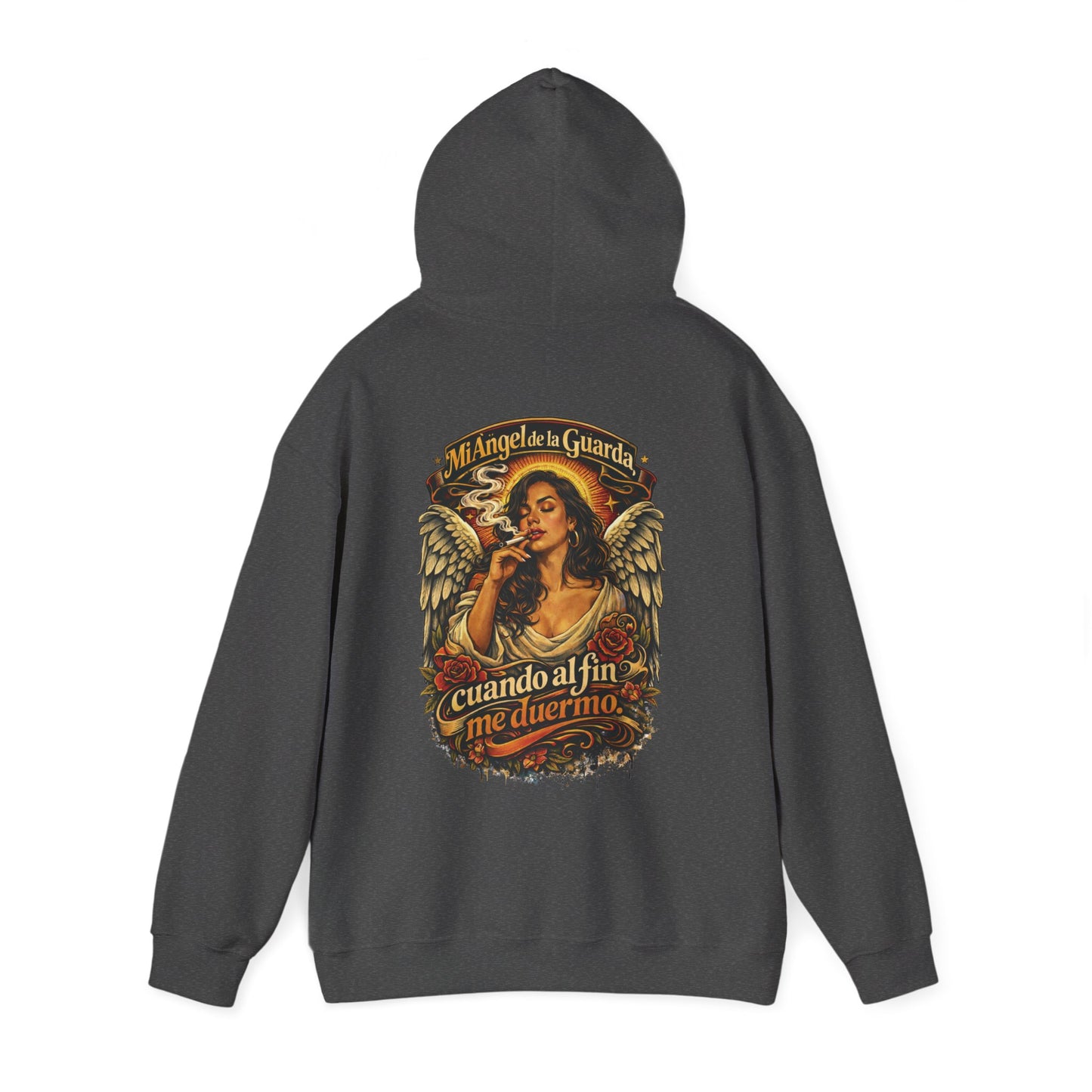 Unisex Heavy Blend™ Hooded Sweatshirt - Angel de Mi Guarda