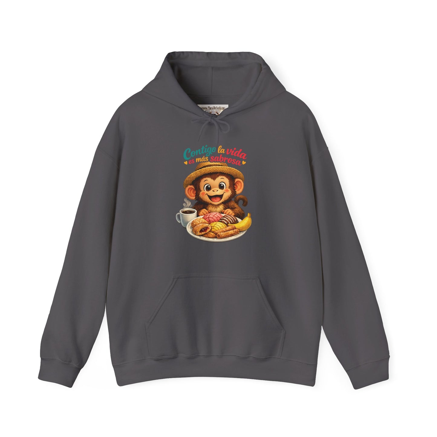 Unisex Heavy Blend™ Hooded Sweatshirt - Contigo la vida es mas sabrosa