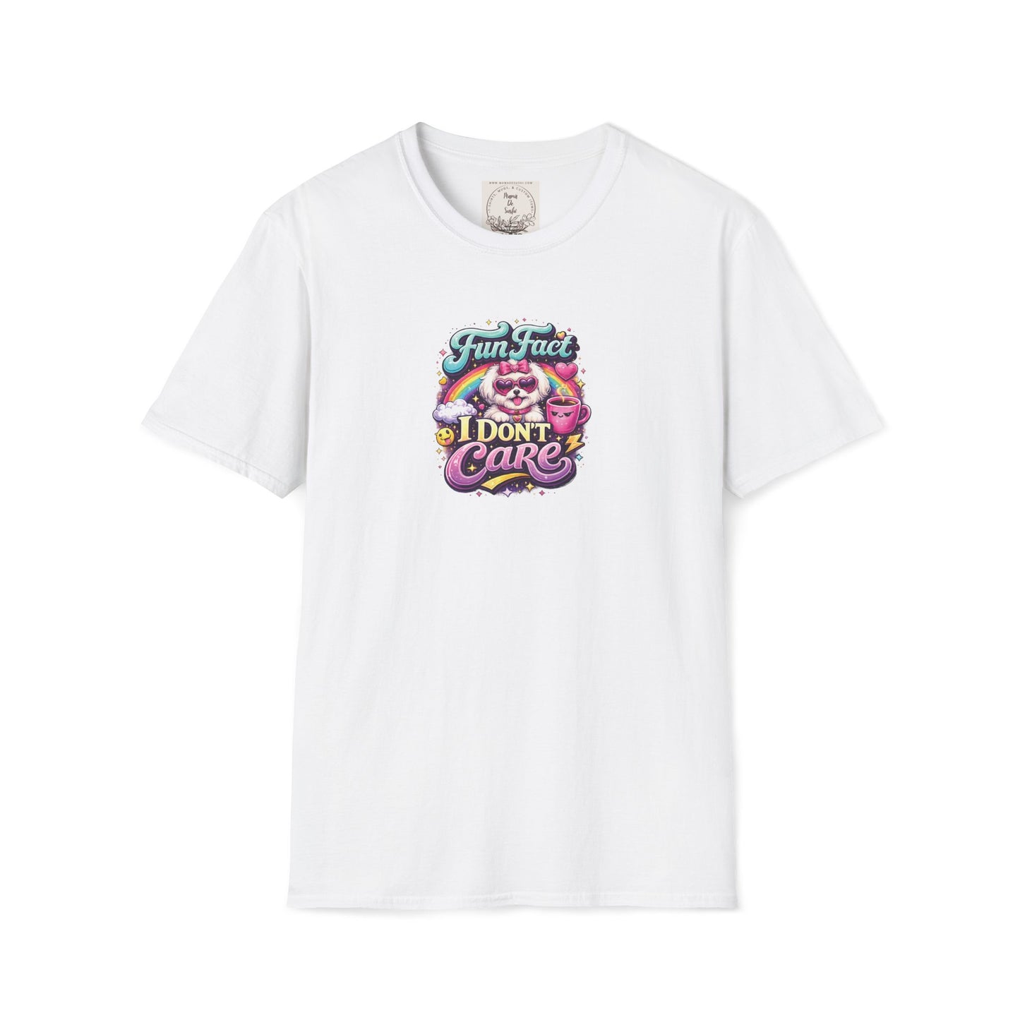 Unisex Softstyle T-Shirt - Fun Fact, I don't care - Maltese