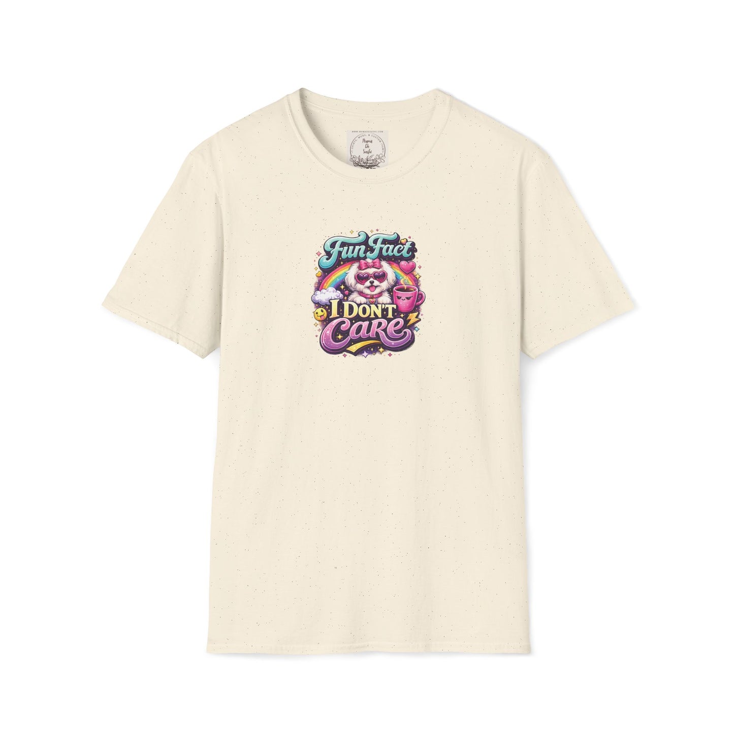 Unisex Softstyle T-Shirt - Fun Fact, I don't care - Maltese