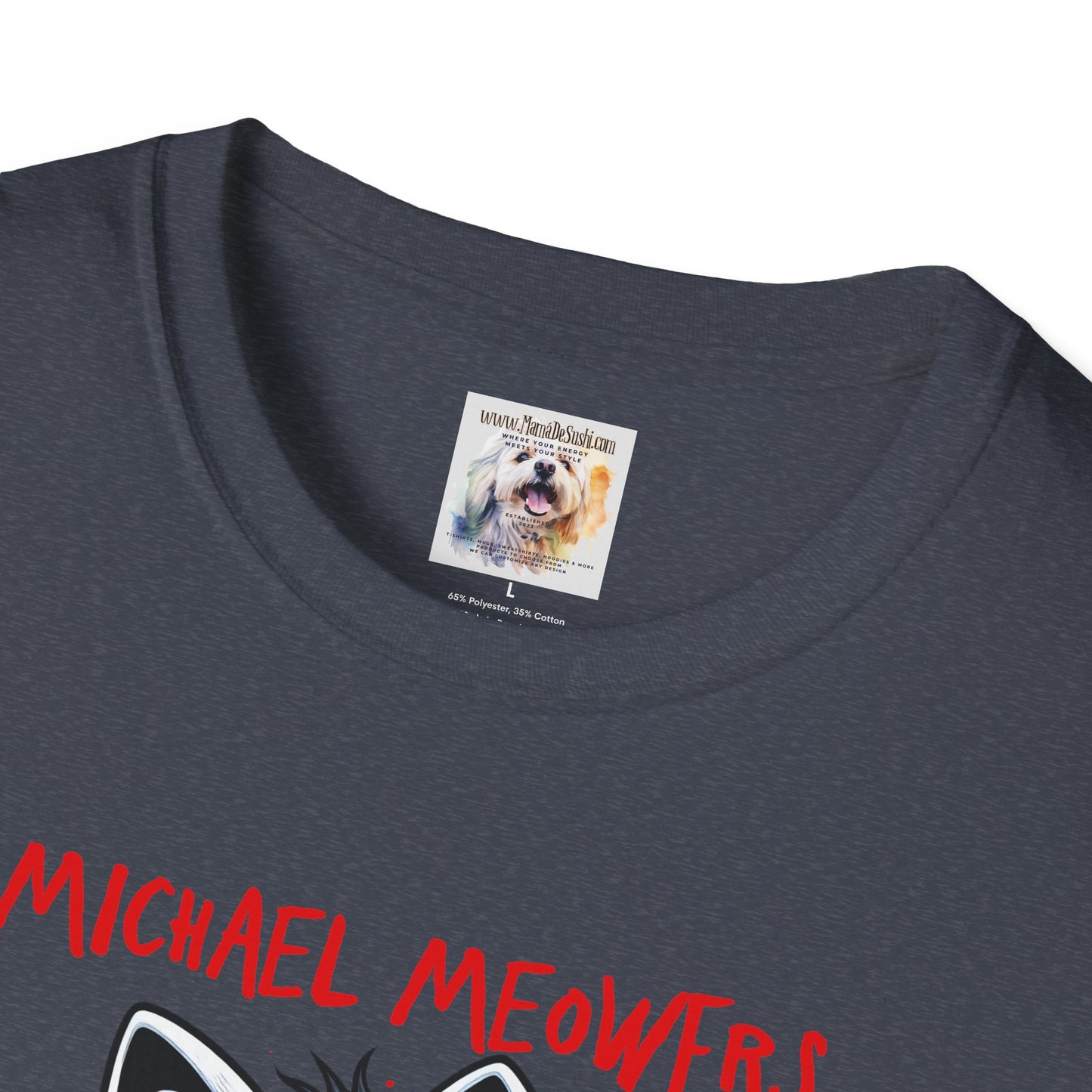 Michael Meowers - Cat - Kitty - MamaDeSushi - Unisex Softstyle T-Shirt