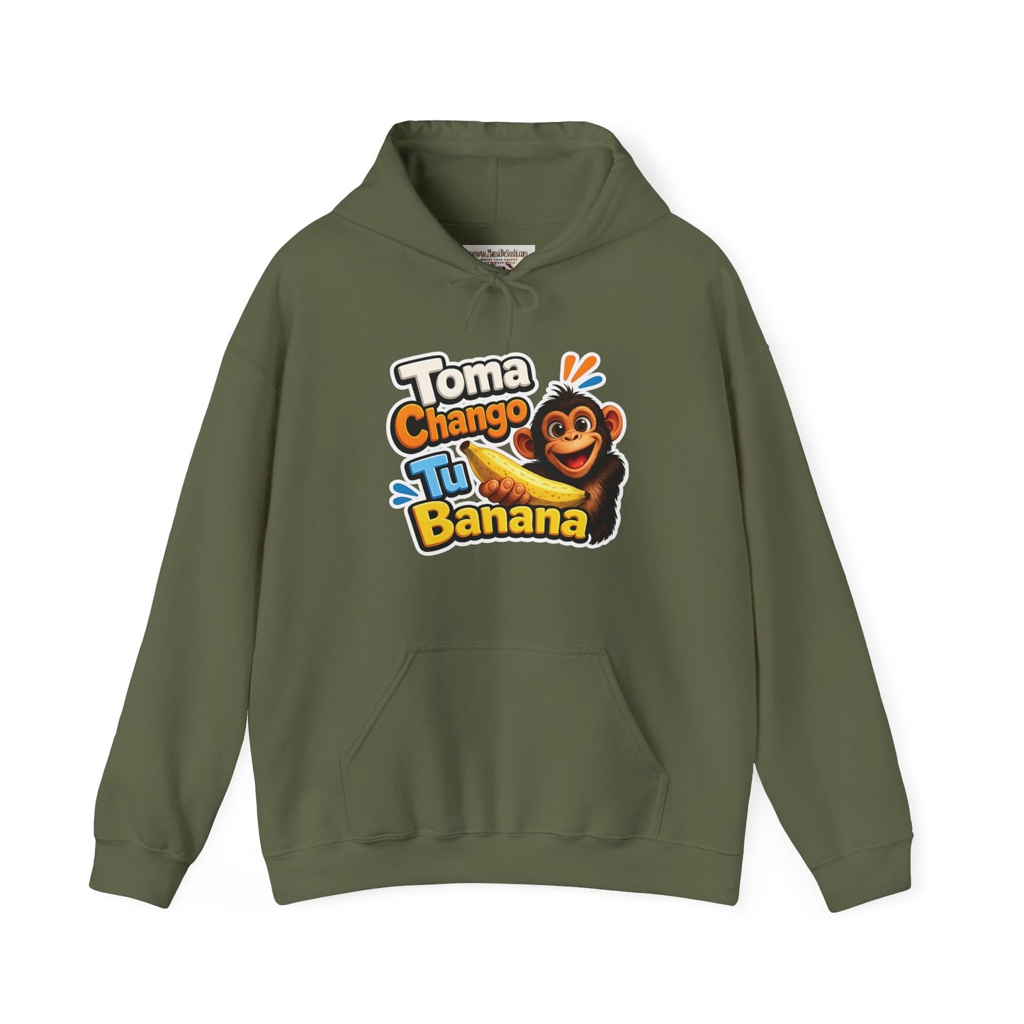 Unisex Heavy Blend™ Hooded Sweatshirt - Toma Chango Tu Banana