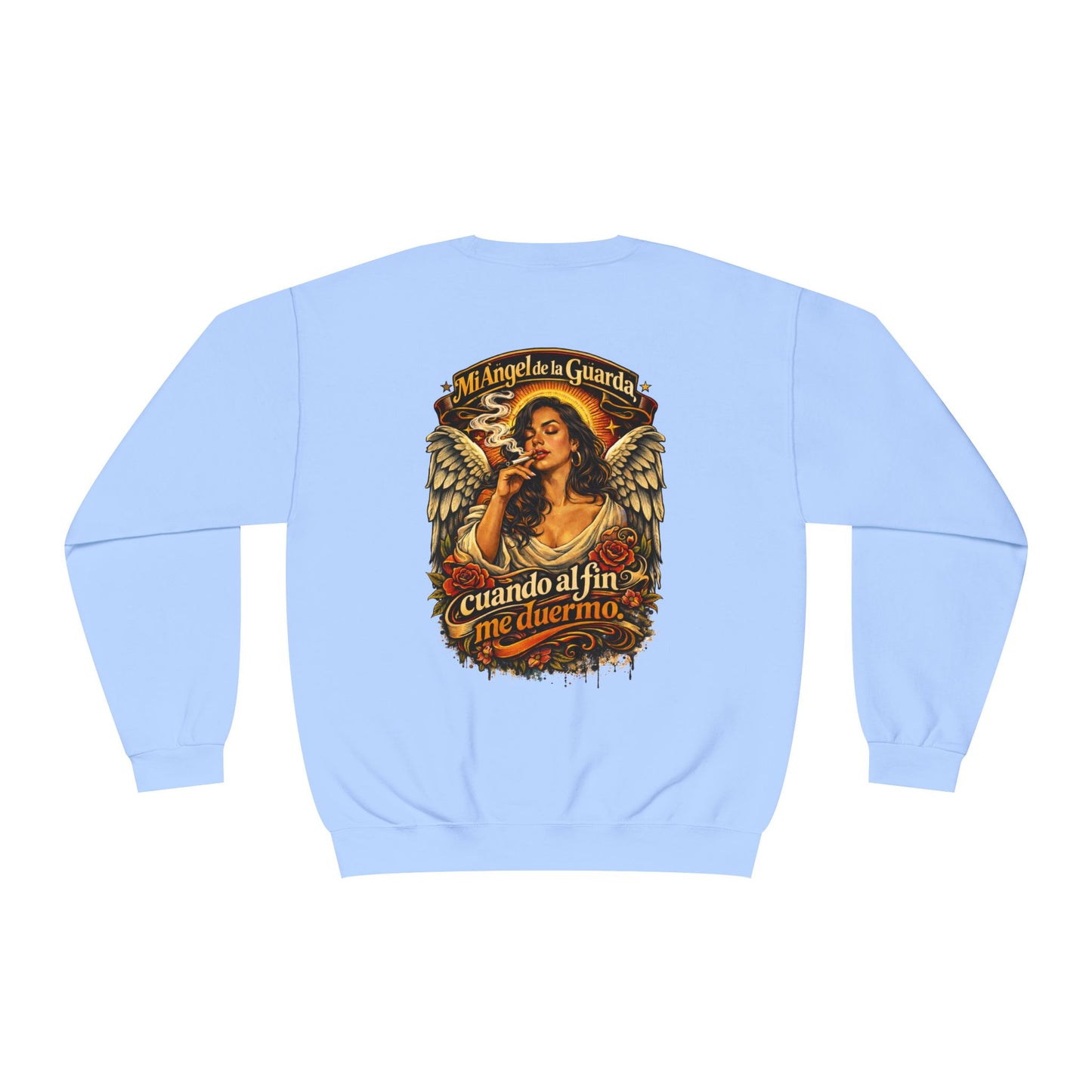 Unisex NuBlend® Crewneck Sweatshirt - Angel de Mi Guarda