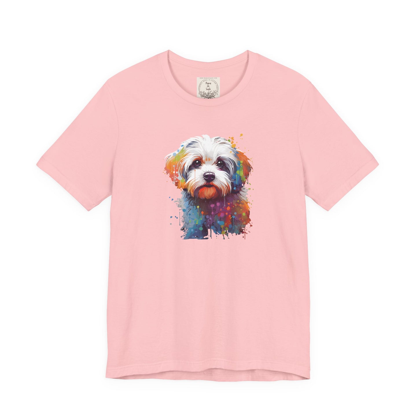 Splish Splash Maltese - MamaDeSushi - Unisex Jersey Short Sleeve Tee