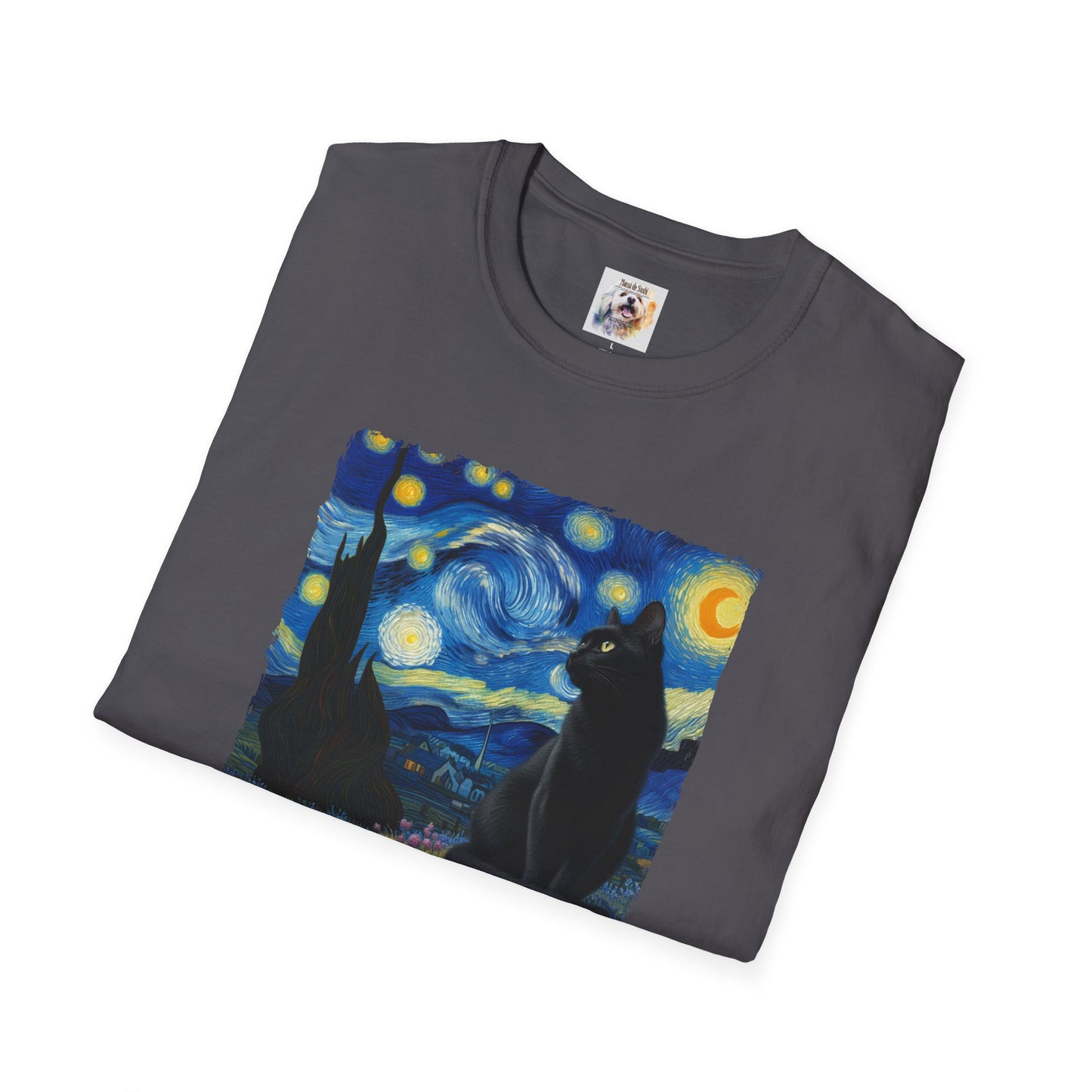 The BlackVang Cat - Kitty - MamaDeSushi - Unisex Softstyle T-Shirt